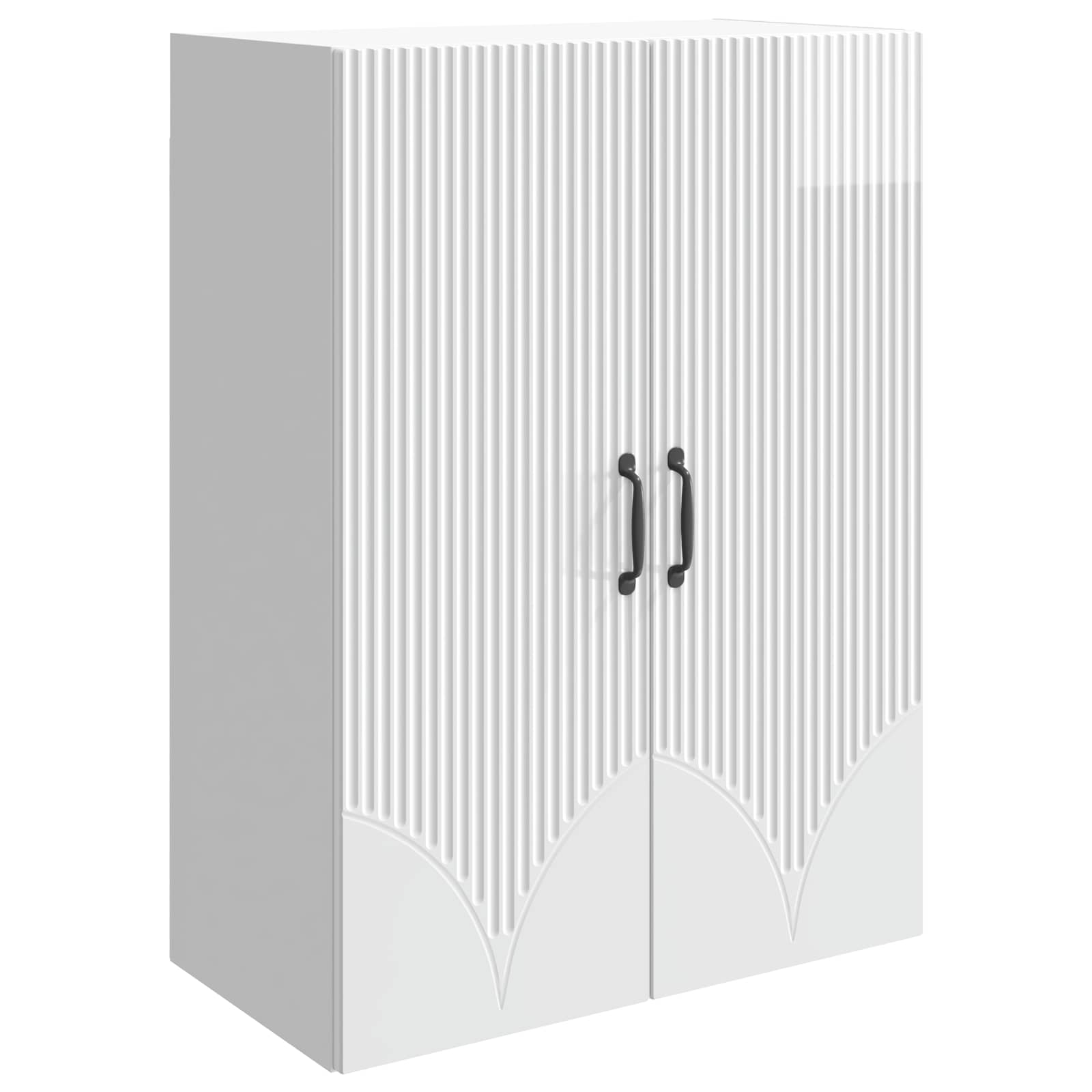vidaXL Wandkast Wit 66 x 34,5 x 90 cm Bewerkt hout