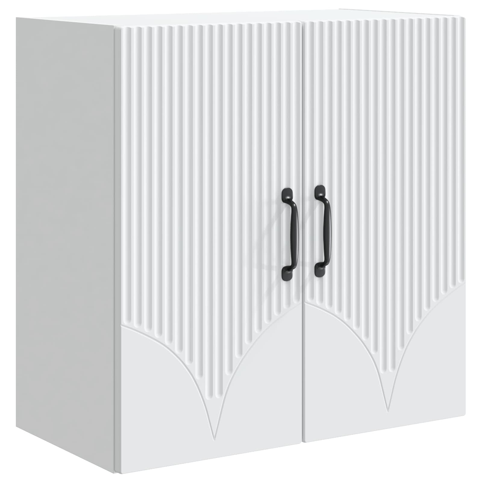 vidaXL Wandkast Wit 66 x 34,5 x 90 cm Bewerkt hout