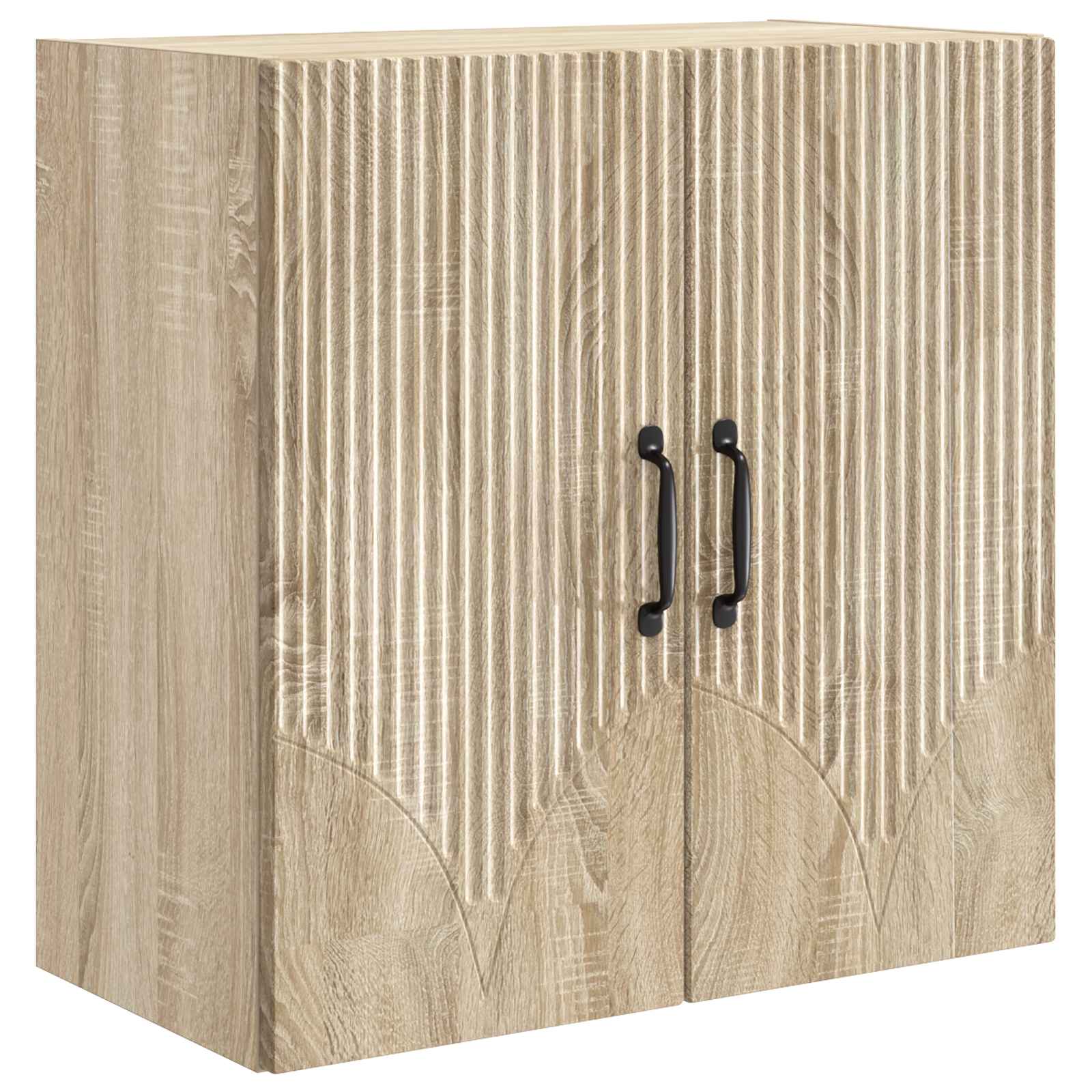 vidaXL Wandkast Wit 66 x 34,5 x 90 cm Bewerkt hout