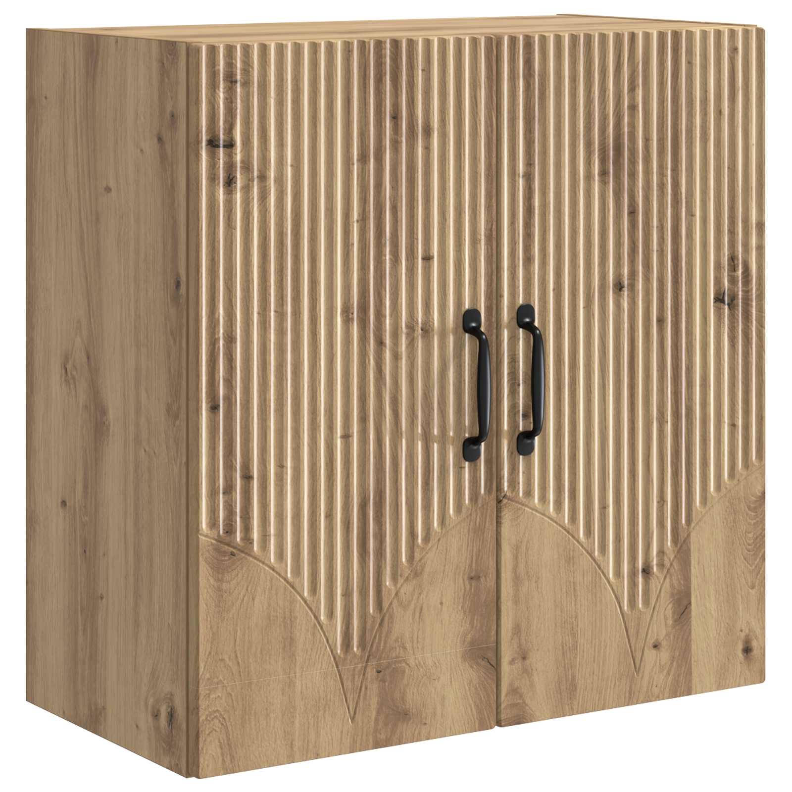 vidaXL Wandkast Wit 66 x 34,5 x 90 cm Bewerkt hout