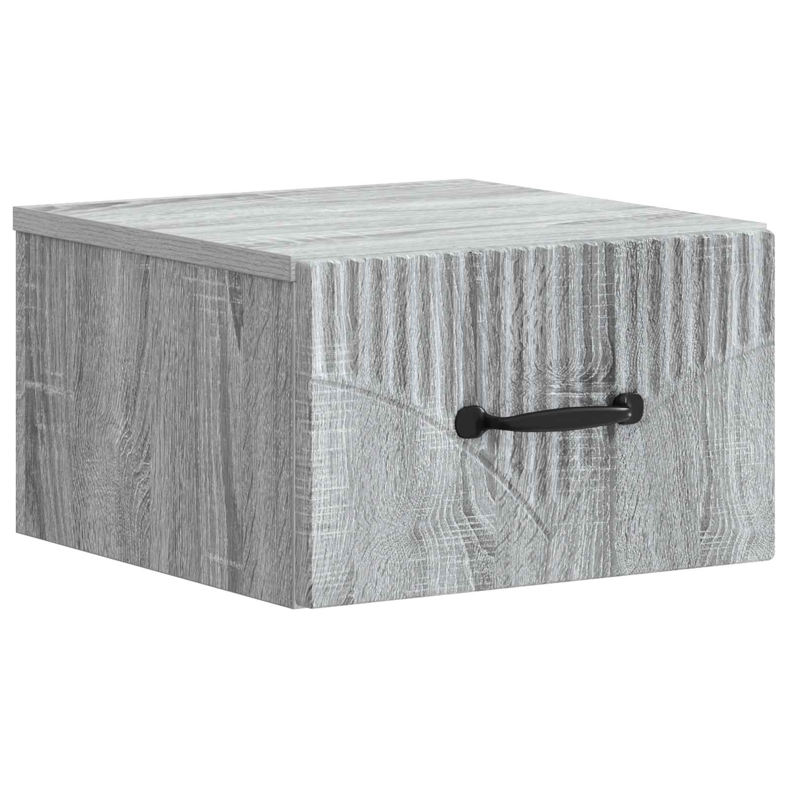 vidaXL Wandbeugel Bedkast 2 pcs Wit 34,5 x 33 x 20 cm Bewerkt hout