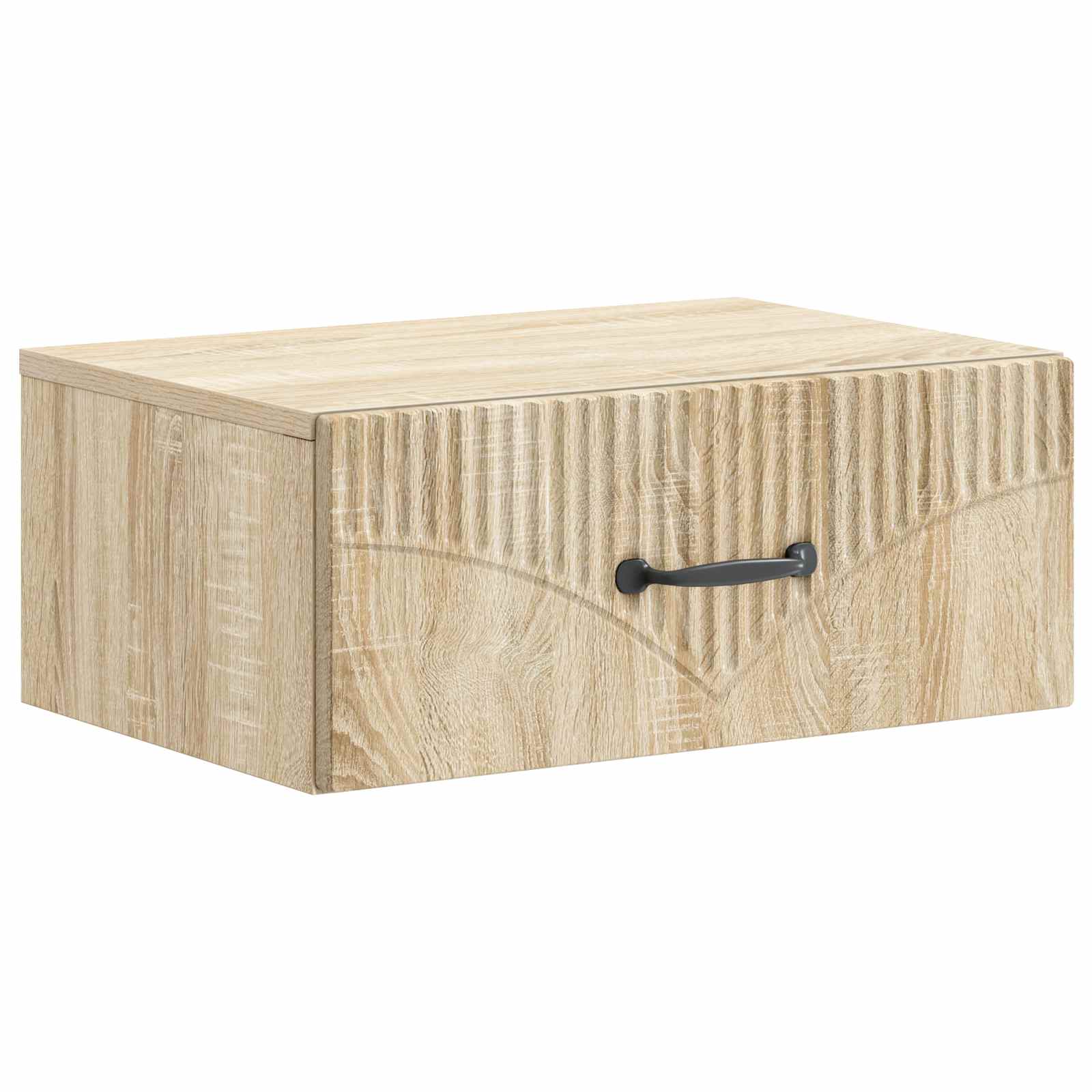 vidaXL Wandbeugel Bedkast 2 pcs Wit 49 x 34,5 x 20 cm Bewerkt hout