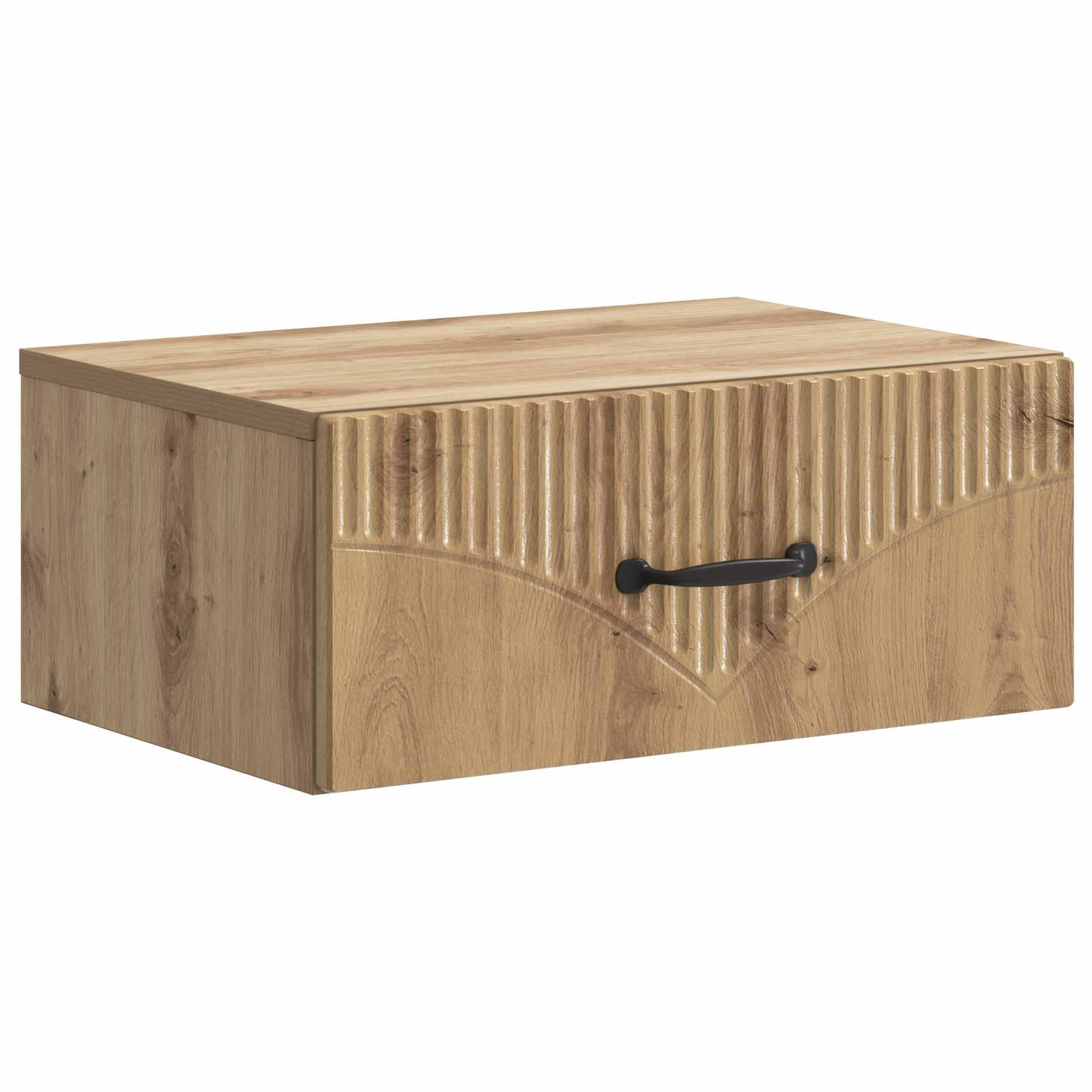 vidaXL Wandbeugel Bedkast 2 pcs Wit 49 x 34,5 x 20 cm Bewerkt hout