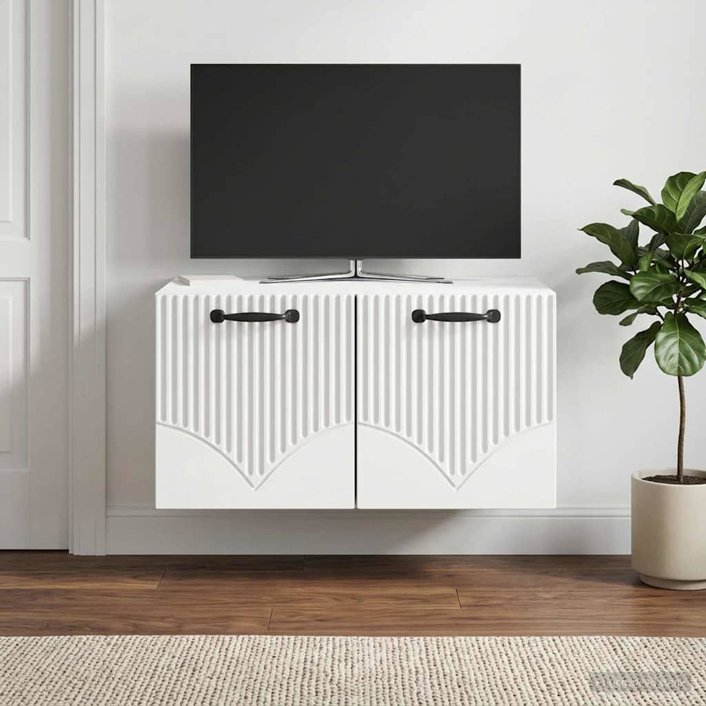 vidaXL Wandbeugel TV-kast Artisanaal eiken 98 x 31 x 30 cm
