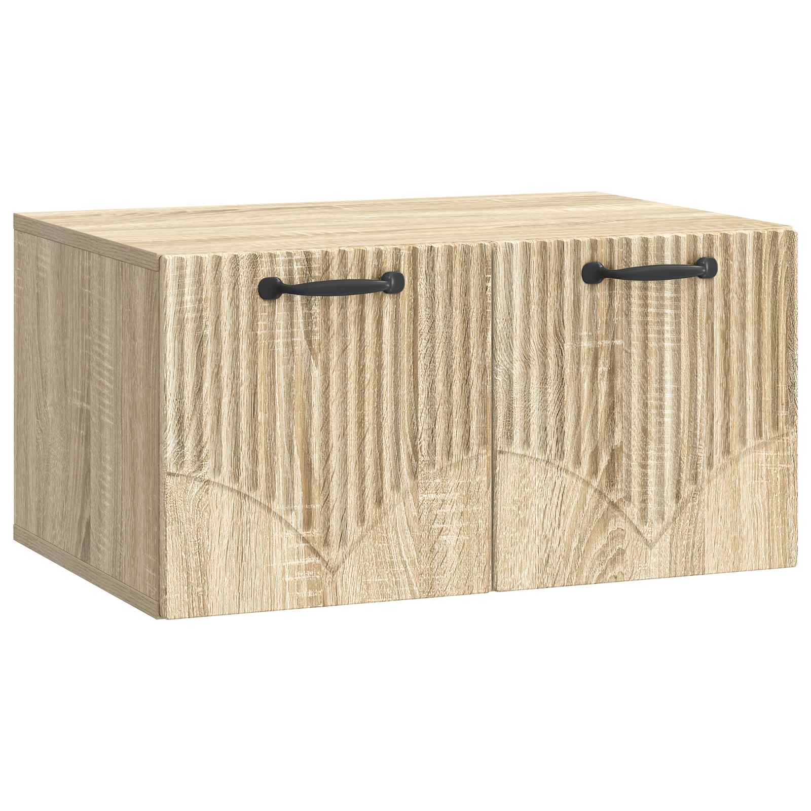 vidaXL Wandbeugel TV-kast Artisanaal eiken 98 x 31 x 30 cm