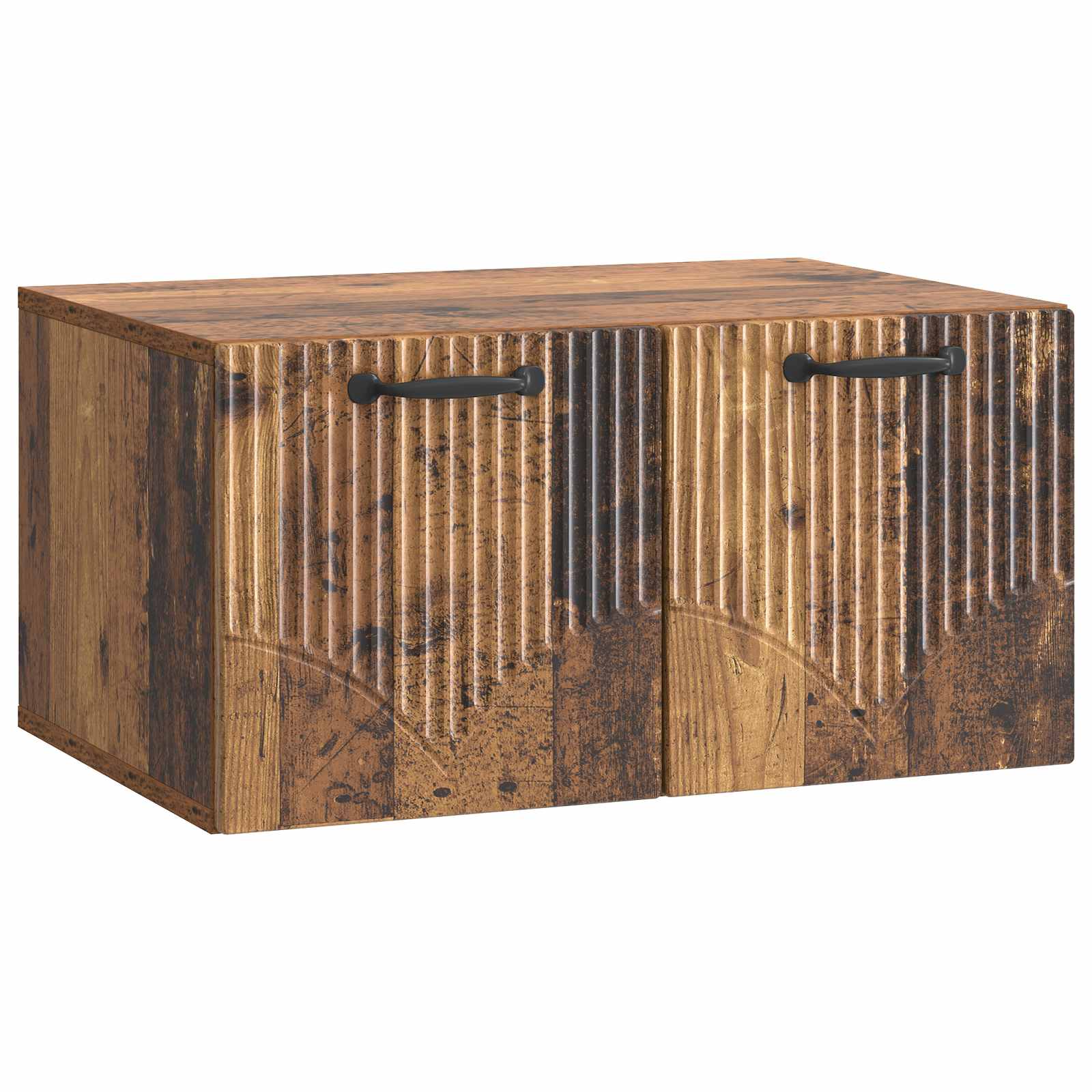 vidaXL Wandbeugel TV-kast Artisanaal eiken 98 x 31 x 30 cm