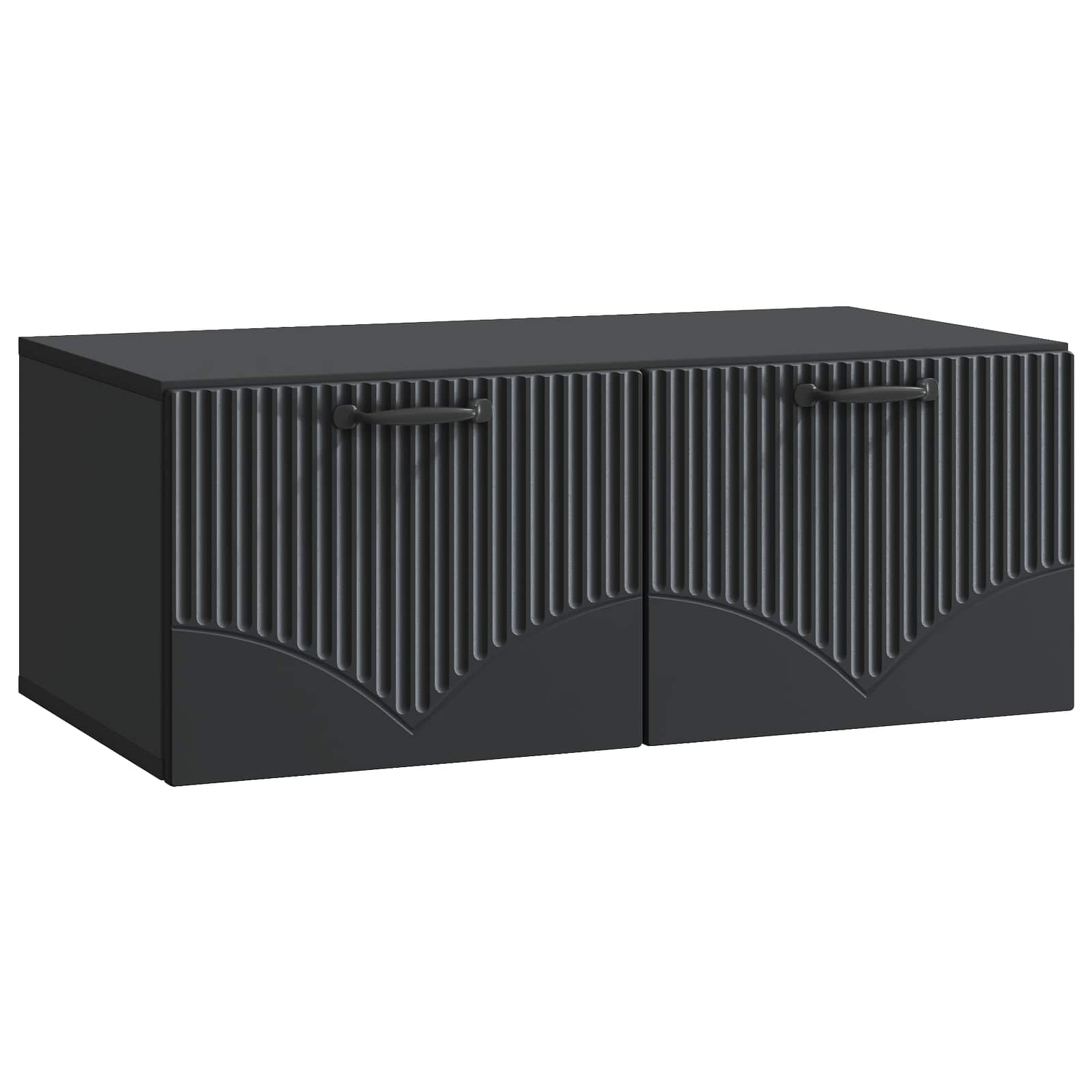 vidaXL Wandbeugel TV-kast Artisanaal eiken 98 x 31 x 30 cm