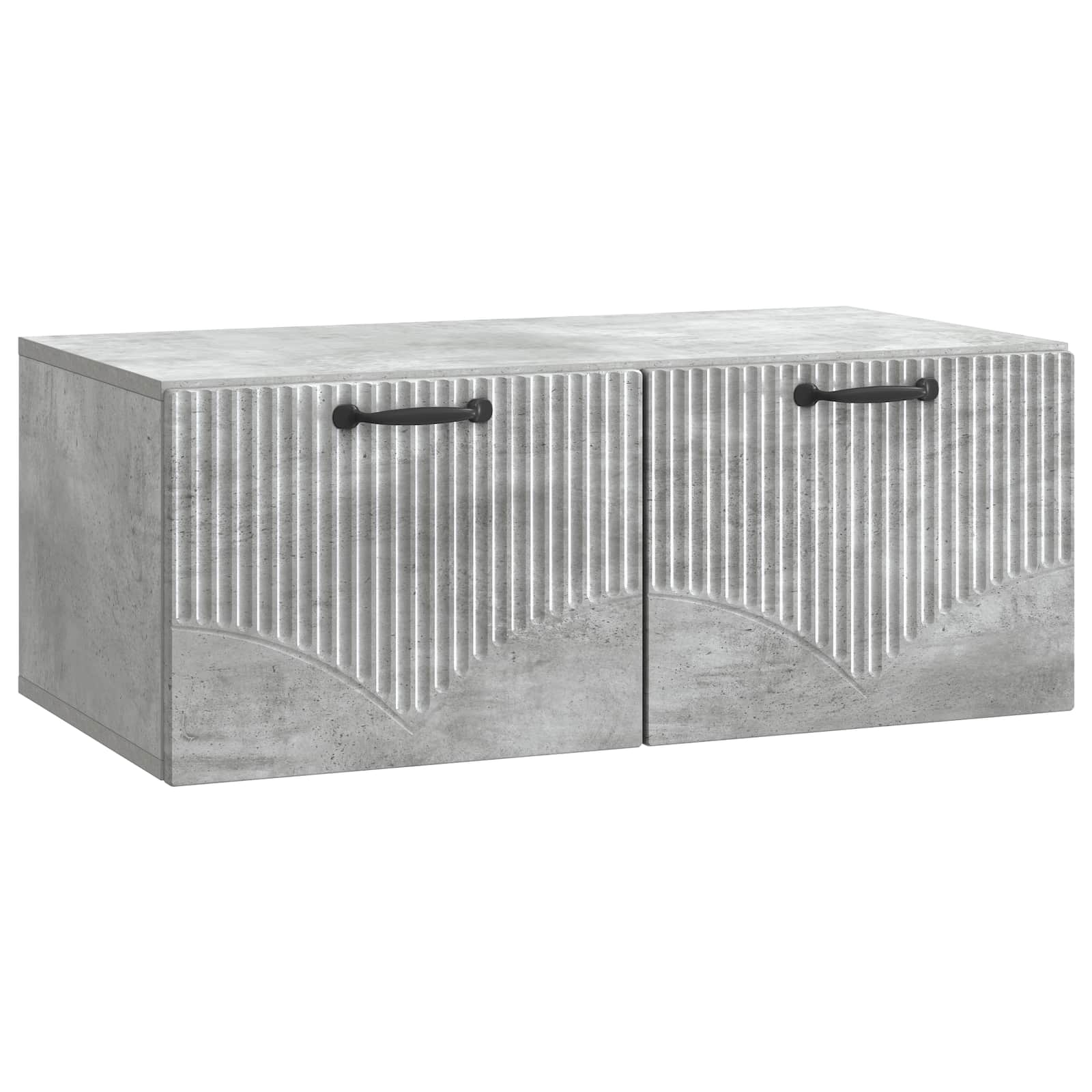 vidaXL Wandbeugel TV-kast Artisanaal eiken 98 x 31 x 30 cm