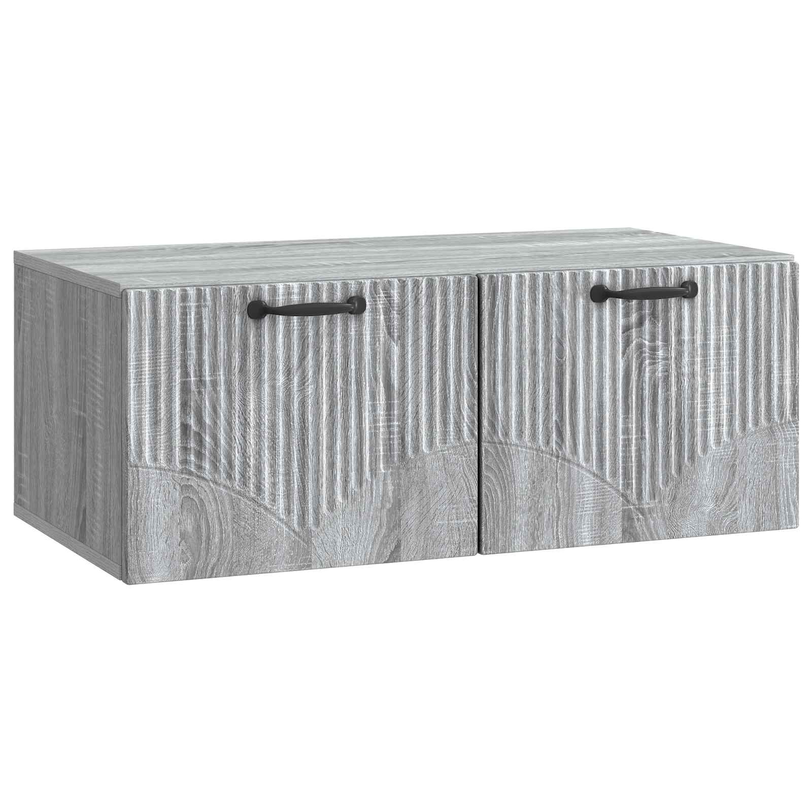 vidaXL Wandbeugel TV-kast Artisanaal eiken 98 x 31 x 30 cm