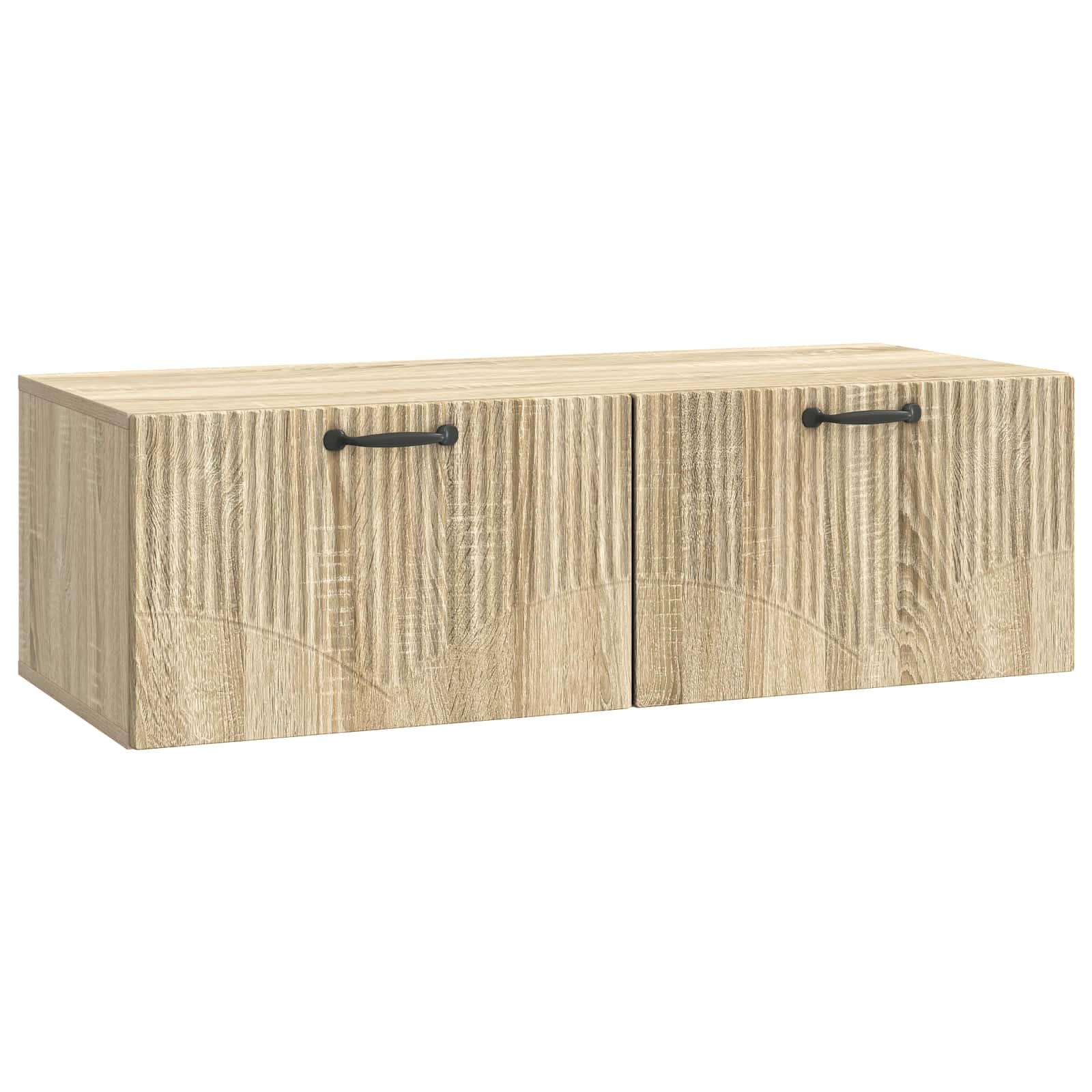 vidaXL Wandbeugel TV-kast Artisanaal eiken 98 x 31 x 30 cm