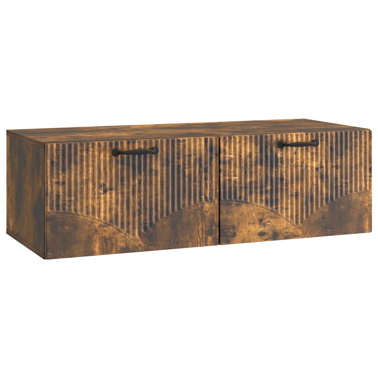 vidaXL Wandbeugel TV-kast Artisanaal eiken 98 x 31 x 30 cm