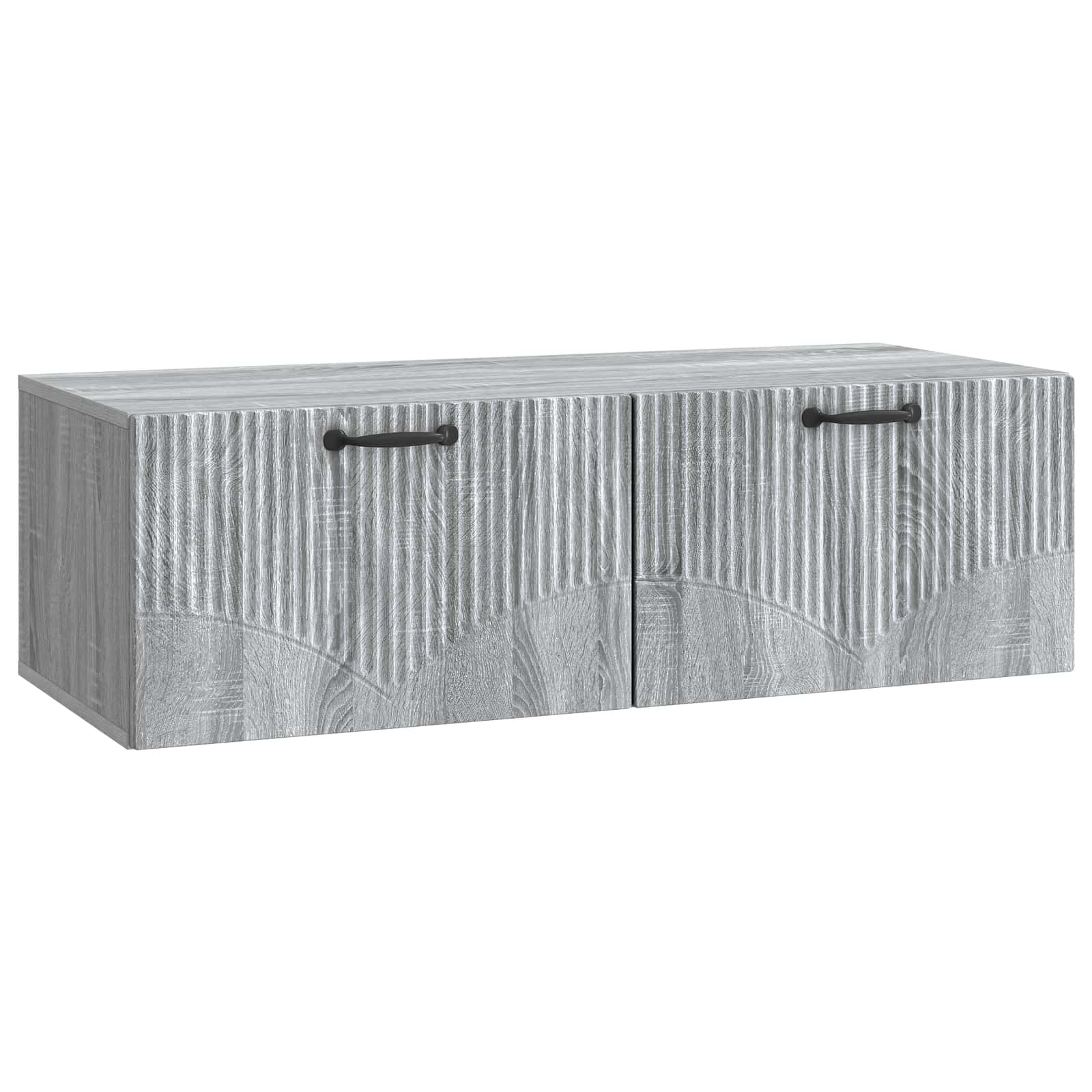 vidaXL Wandbeugel TV-kast Artisanaal eiken 98 x 31 x 30 cm