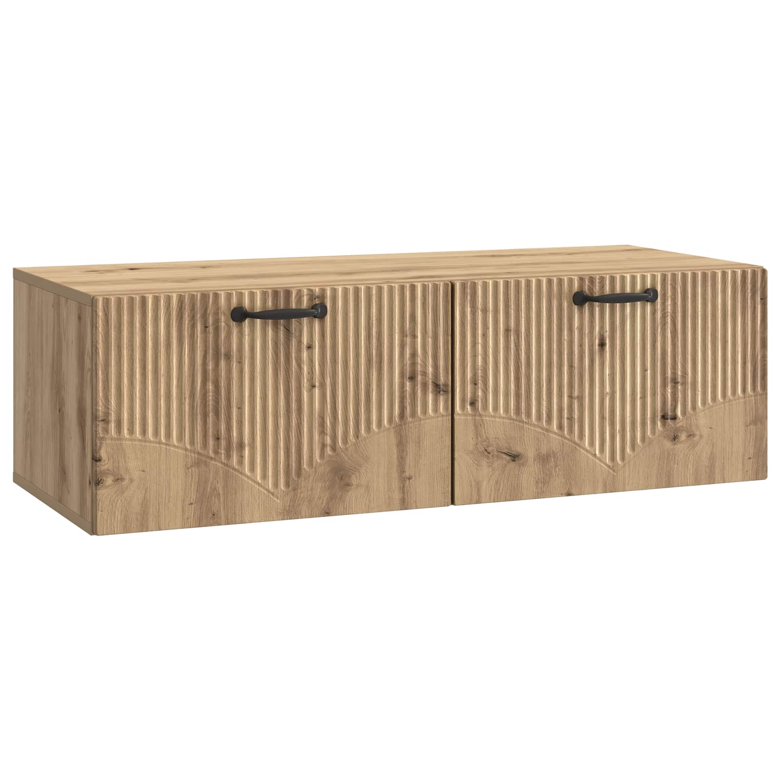 vidaXL Wandbeugel TV-kast Artisanaal eiken 98 x 31 x 30 cm