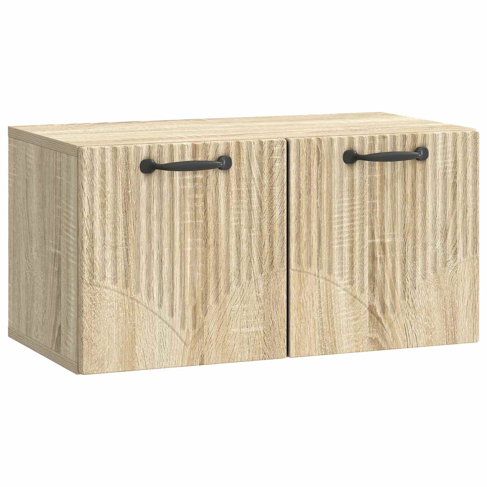 vidaXL Wandbeugel TV-kast Artisanaal eiken 98 x 31 x 30 cm