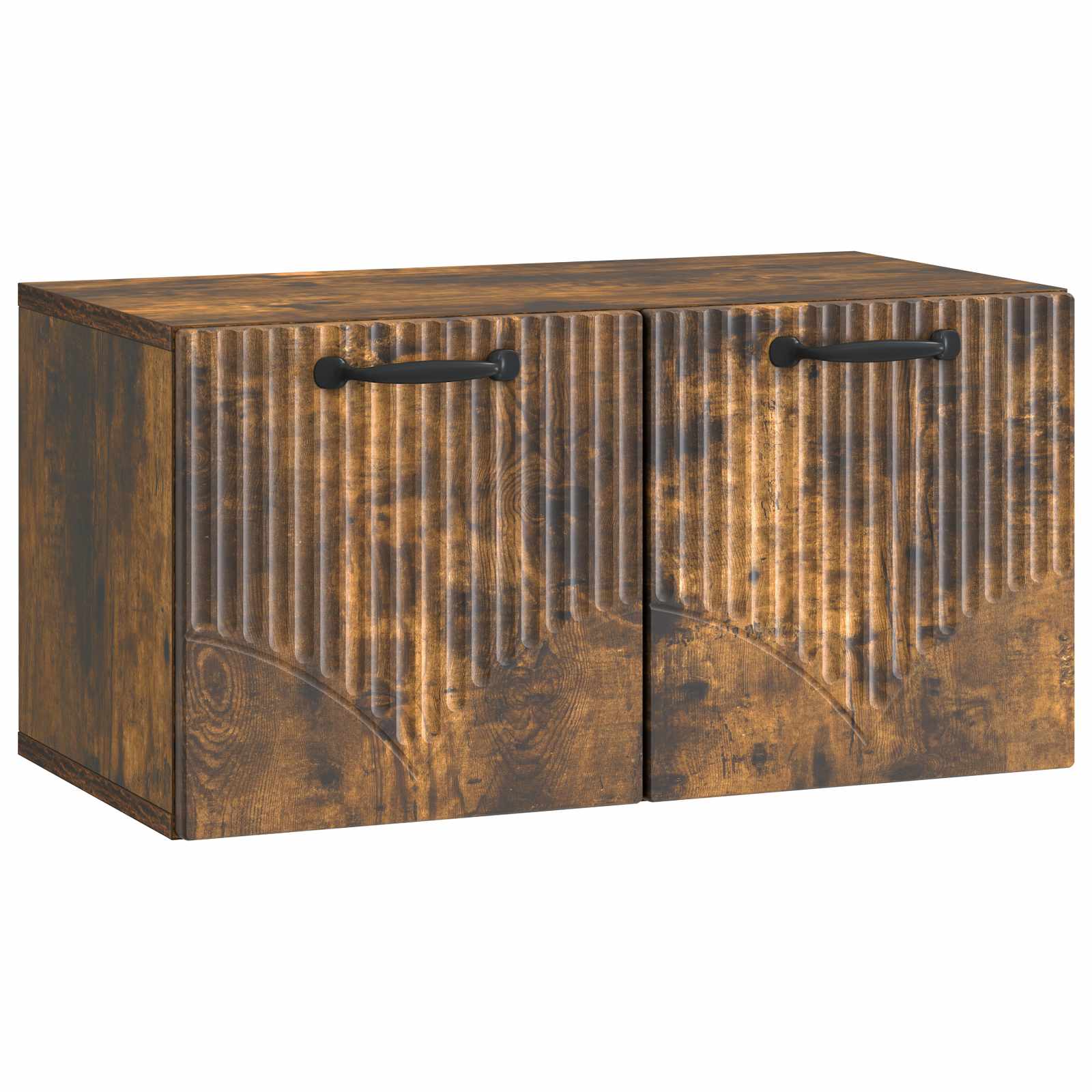 vidaXL Wandbeugel TV-kast Artisanaal eiken 98 x 31 x 30 cm