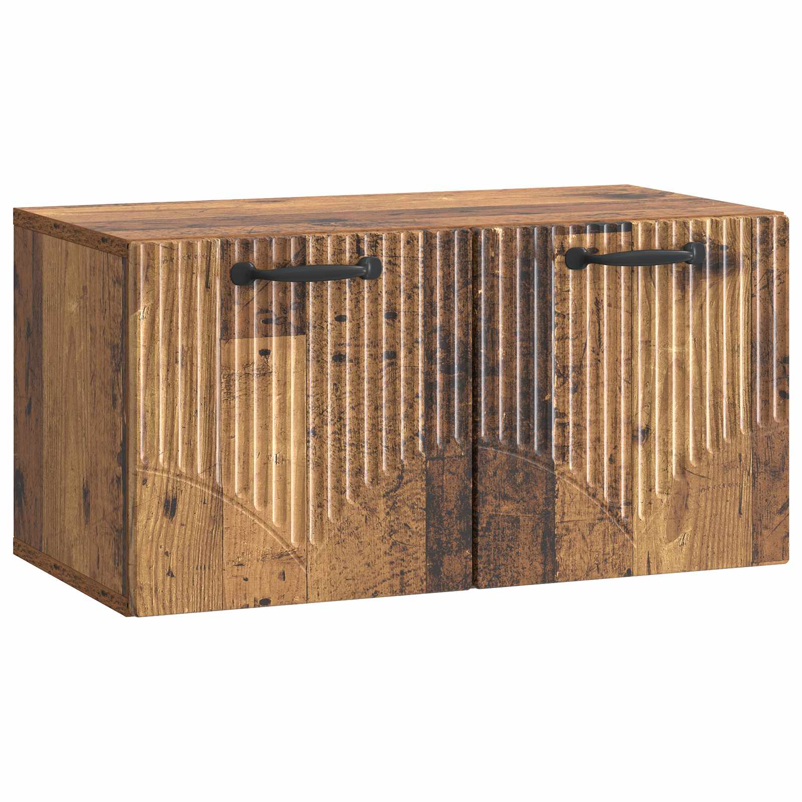vidaXL Wandbeugel TV-kast Artisanaal eiken 98 x 31 x 30 cm