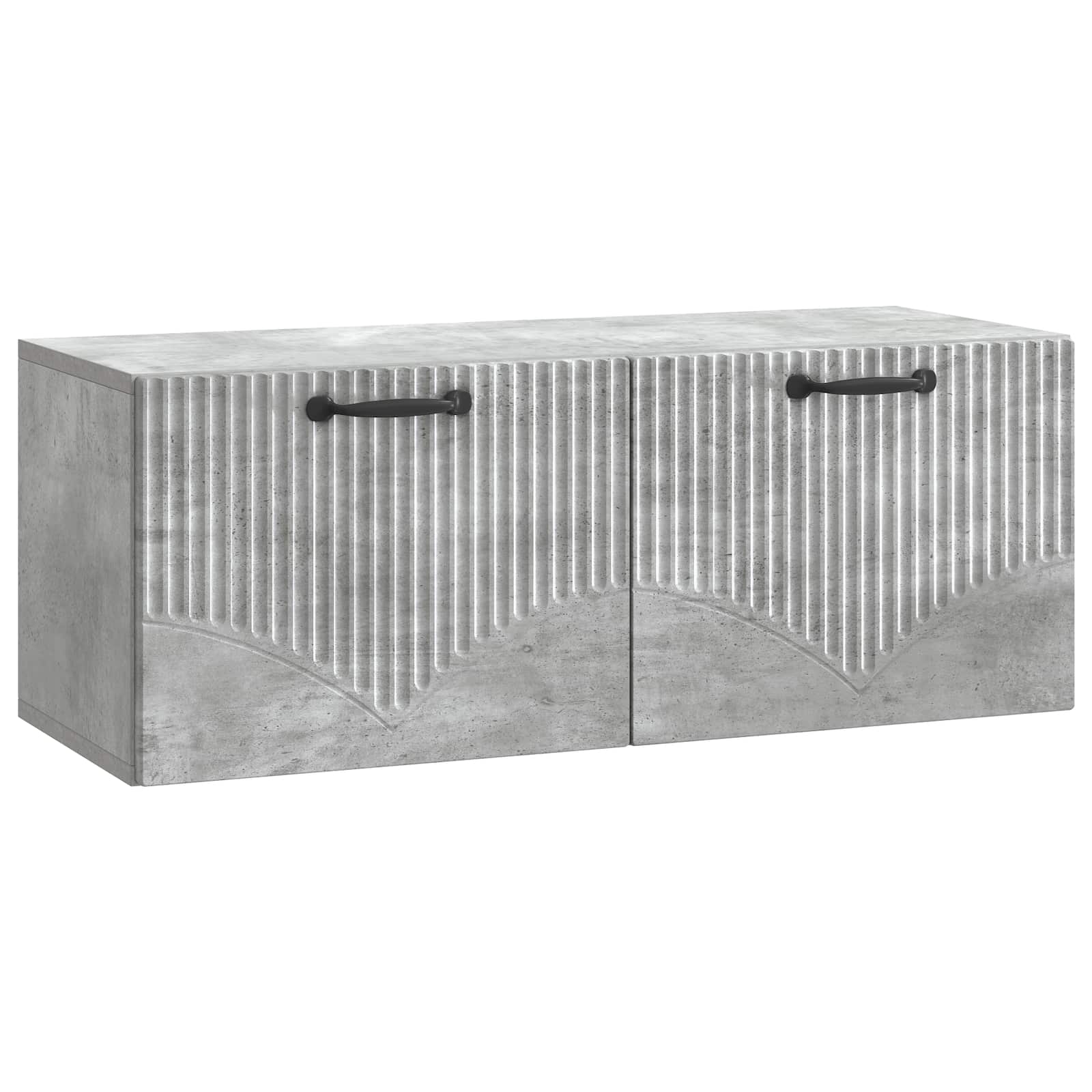 vidaXL Wandbeugel TV-kast Artisanaal eiken 98 x 31 x 30 cm