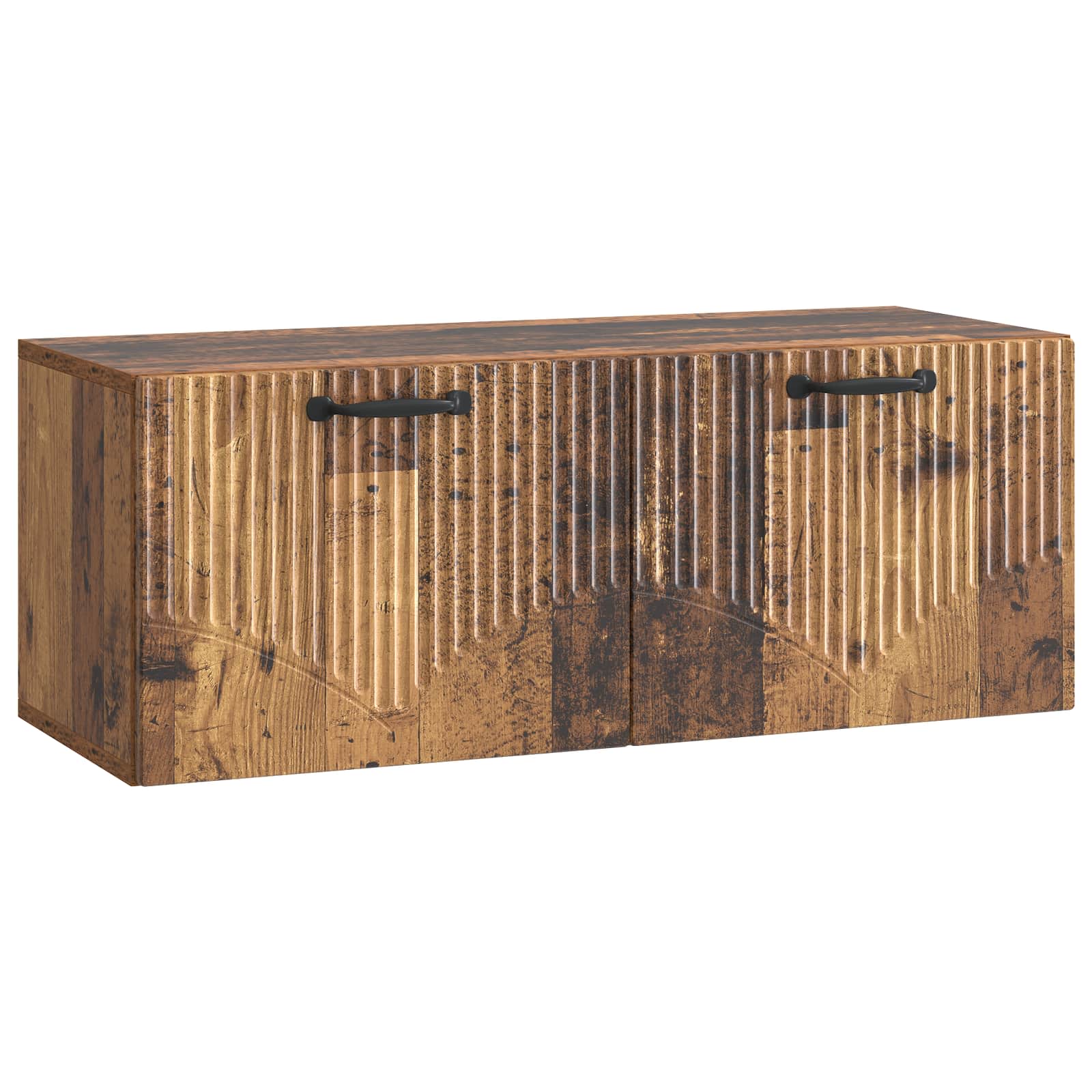 vidaXL Wandbeugel TV-kast Artisanaal eiken 98 x 31 x 30 cm