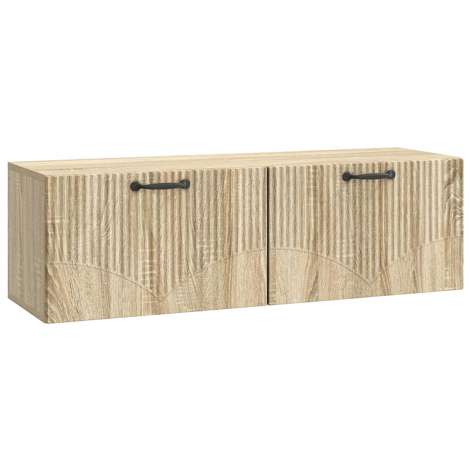 vidaXL Wandbeugel TV-kast Artisanaal eiken 98 x 31 x 30 cm