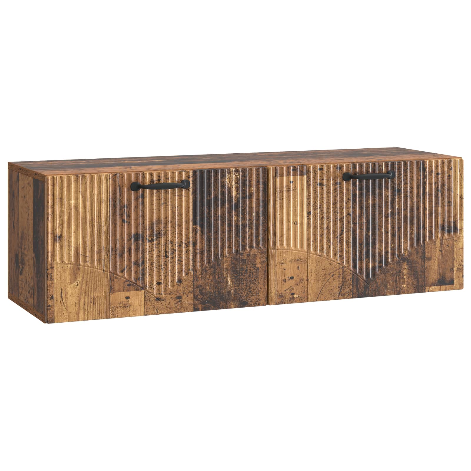 vidaXL Wandbeugel TV-kast Artisanaal eiken 98 x 31 x 30 cm