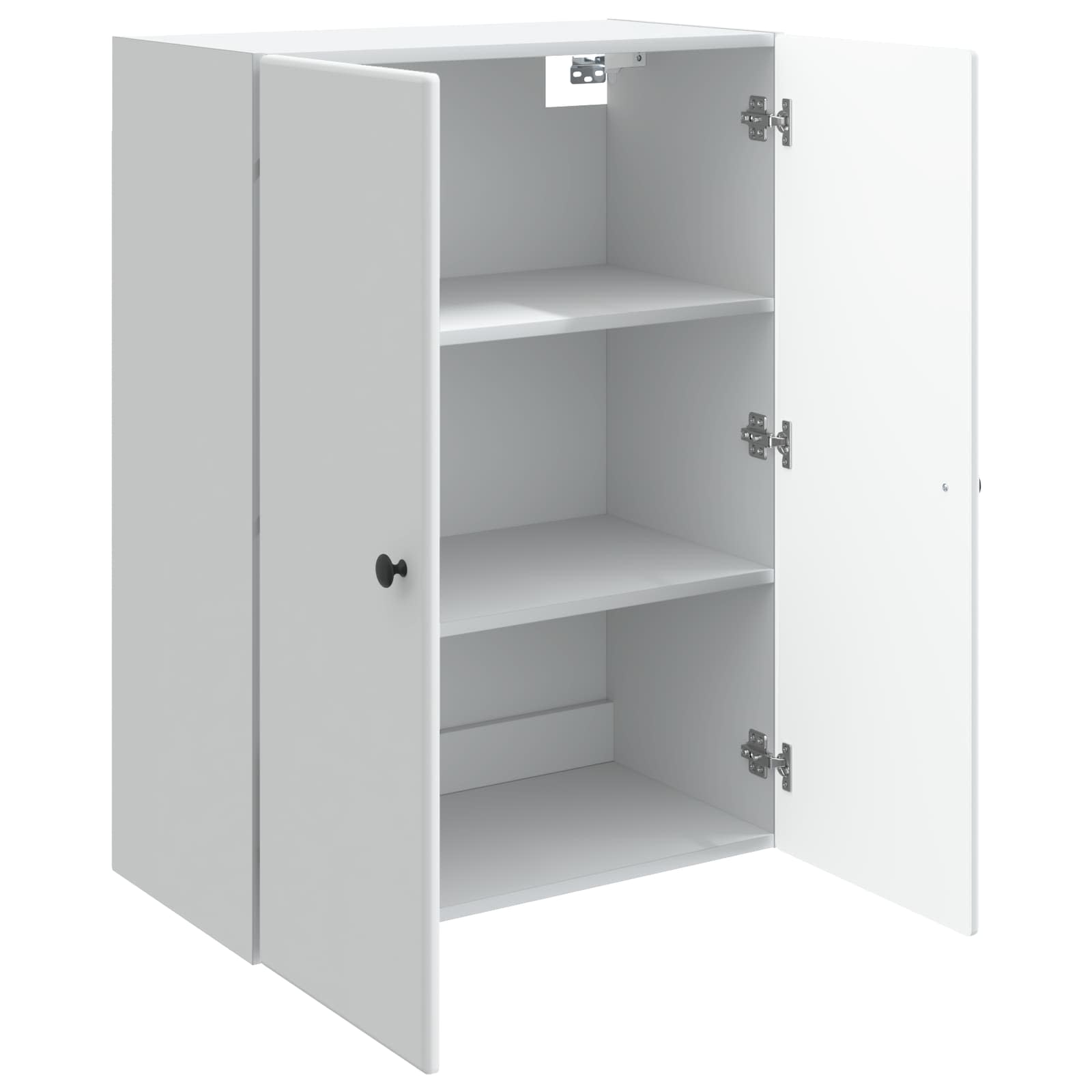 vidaXL Wandkast Wit 66 x 34,5 x 90 cm Bewerkt hout