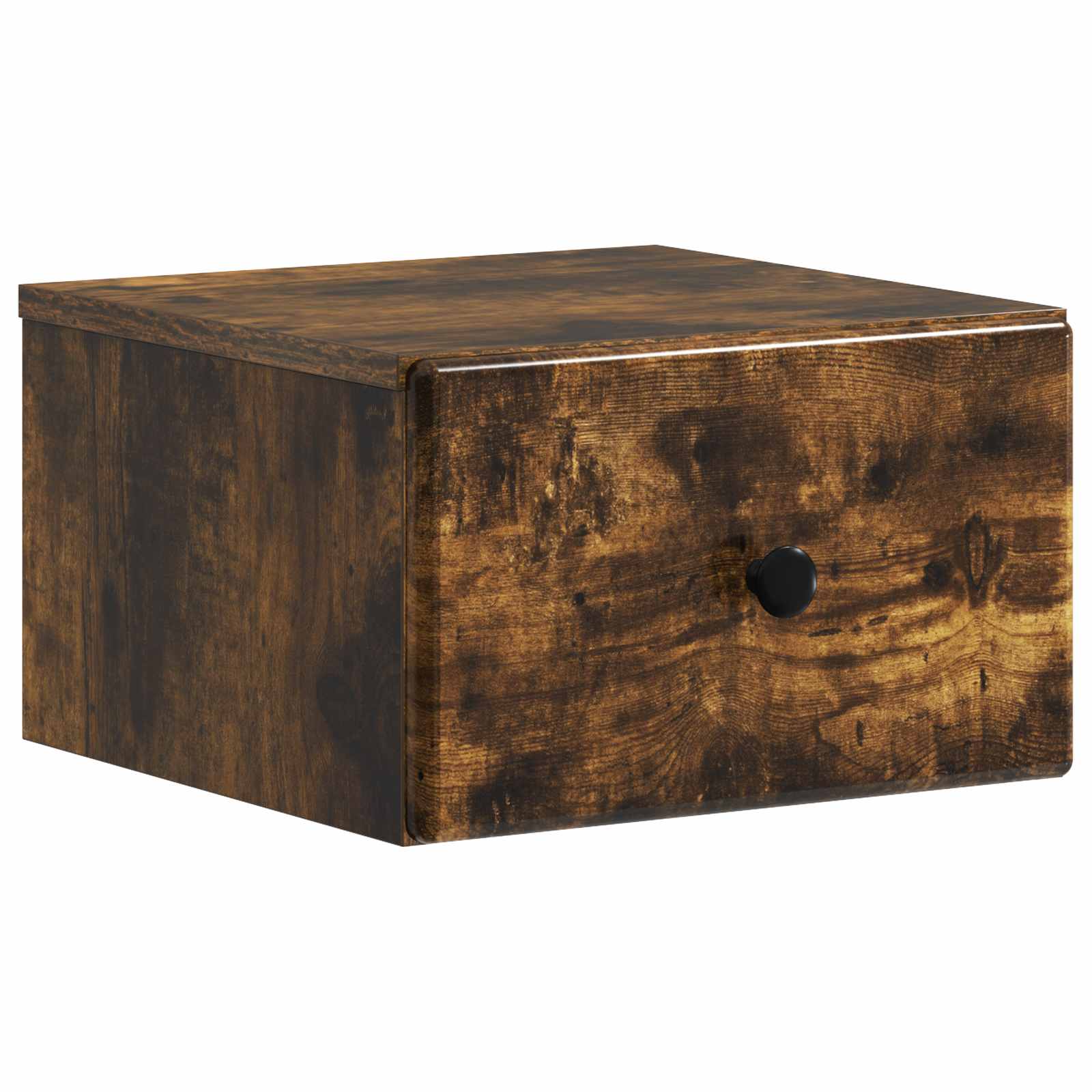 vidaXL Wandbeugel Bedkast 2 pcs Wit 34,5 x 33 x 20 cm Bewerkt hout