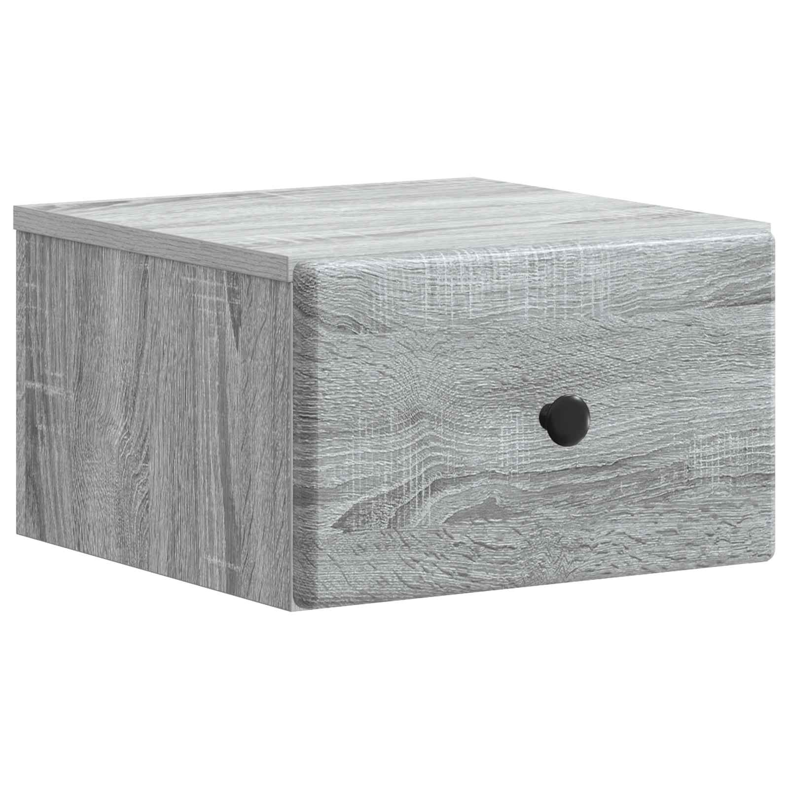 vidaXL Wandbeugel Bedkast 2 pcs Wit 34,5 x 33 x 20 cm Bewerkt hout