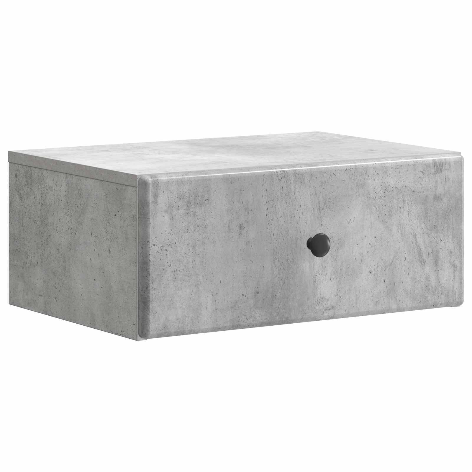 vidaXL Wandbeugel Bedkast Zwart 49 x 34,5 x 20 cm Bewerkt hout