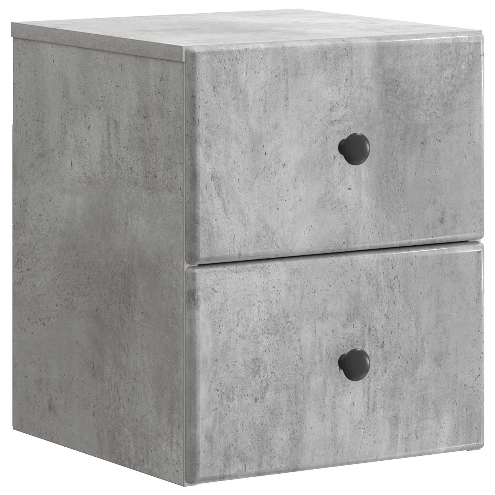 vidaXL Wandbeugel Bedkast 2 pcs Wit 34,5 x 33 x 40 cm Bewerkt hout
