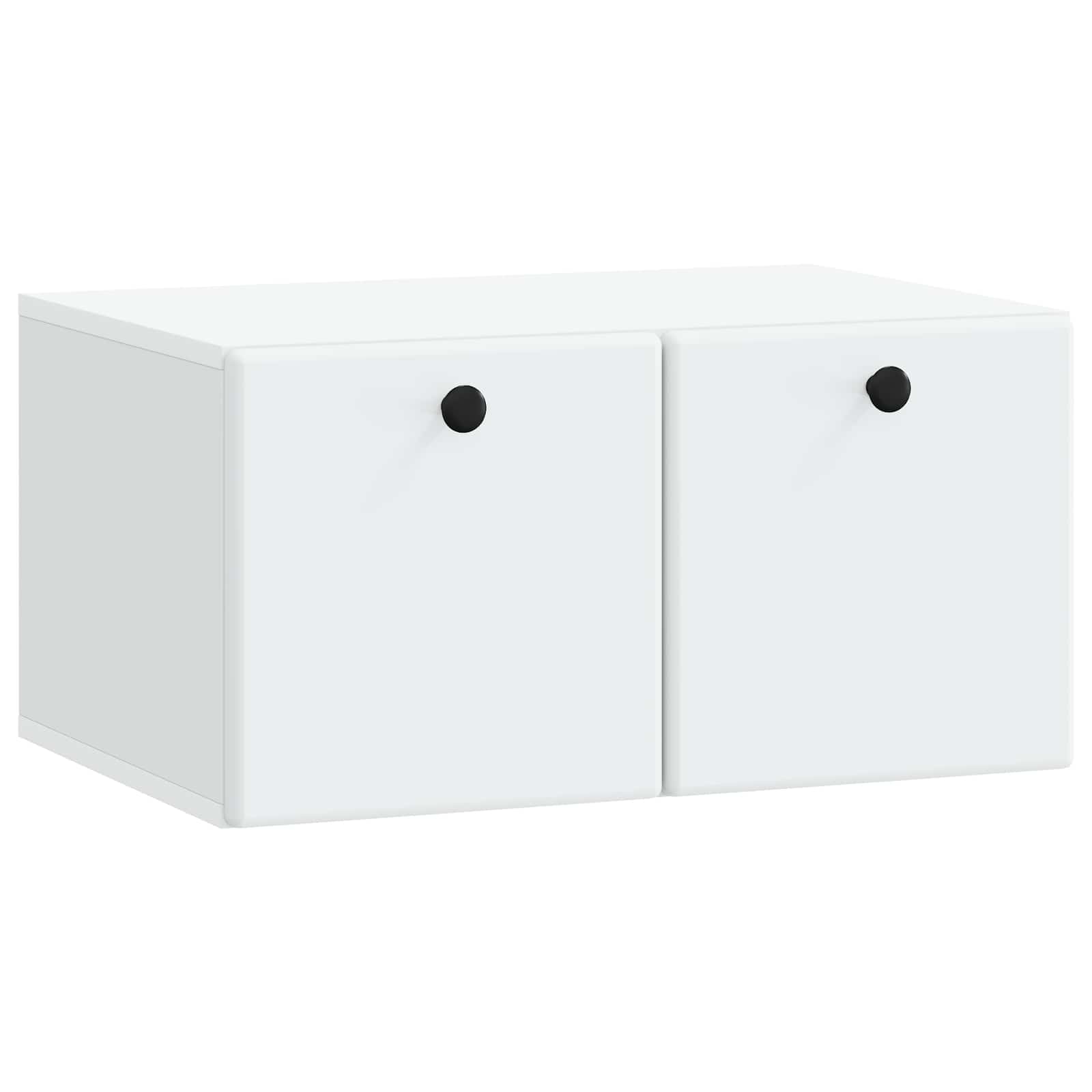 vidaXL Wandbeugel TV-kast Zwart 59,5 x 41 x 30 cm Bewerkt hout