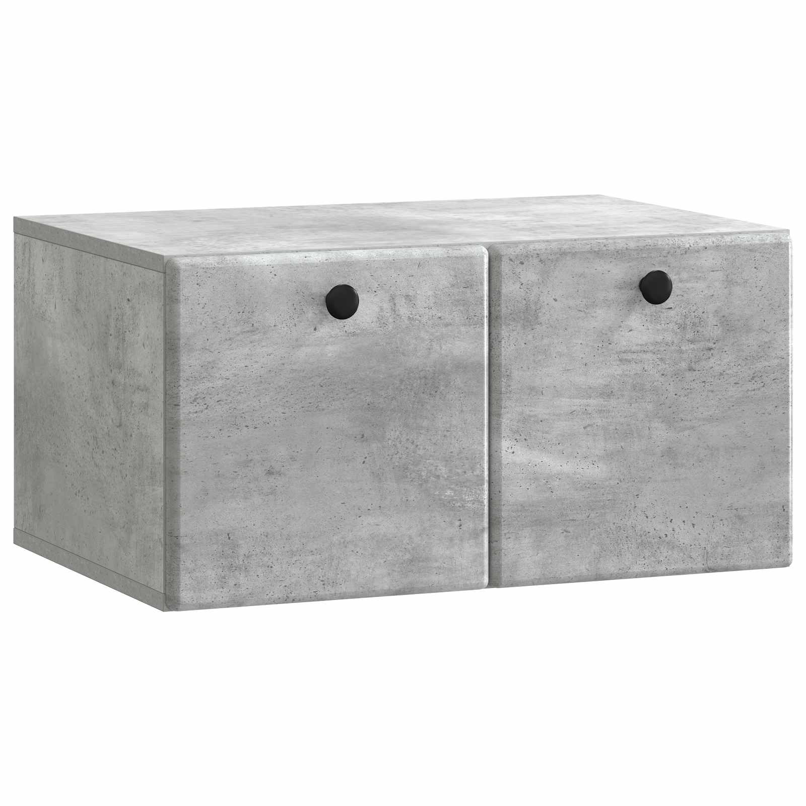 vidaXL Wandbeugel TV-kast Zwart 59,5 x 41 x 30 cm Bewerkt hout