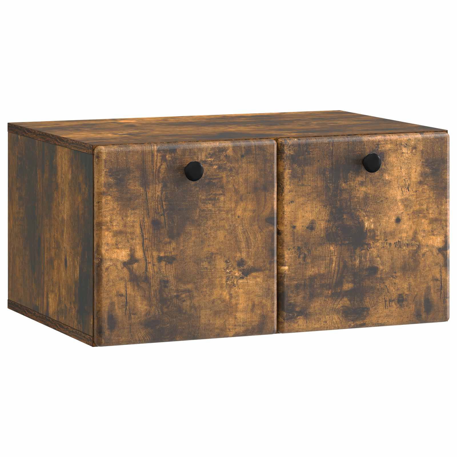 vidaXL Wandbeugel TV-kast Zwart 59,5 x 41 x 30 cm Bewerkt hout