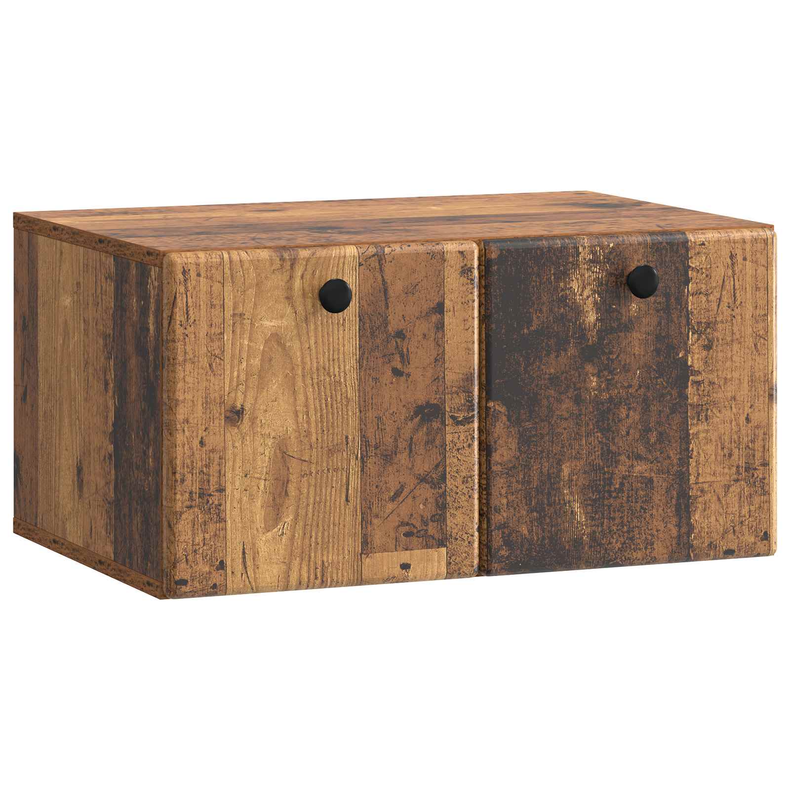 vidaXL Wandbeugel TV-kast Zwart 59,5 x 41 x 30 cm Bewerkt hout