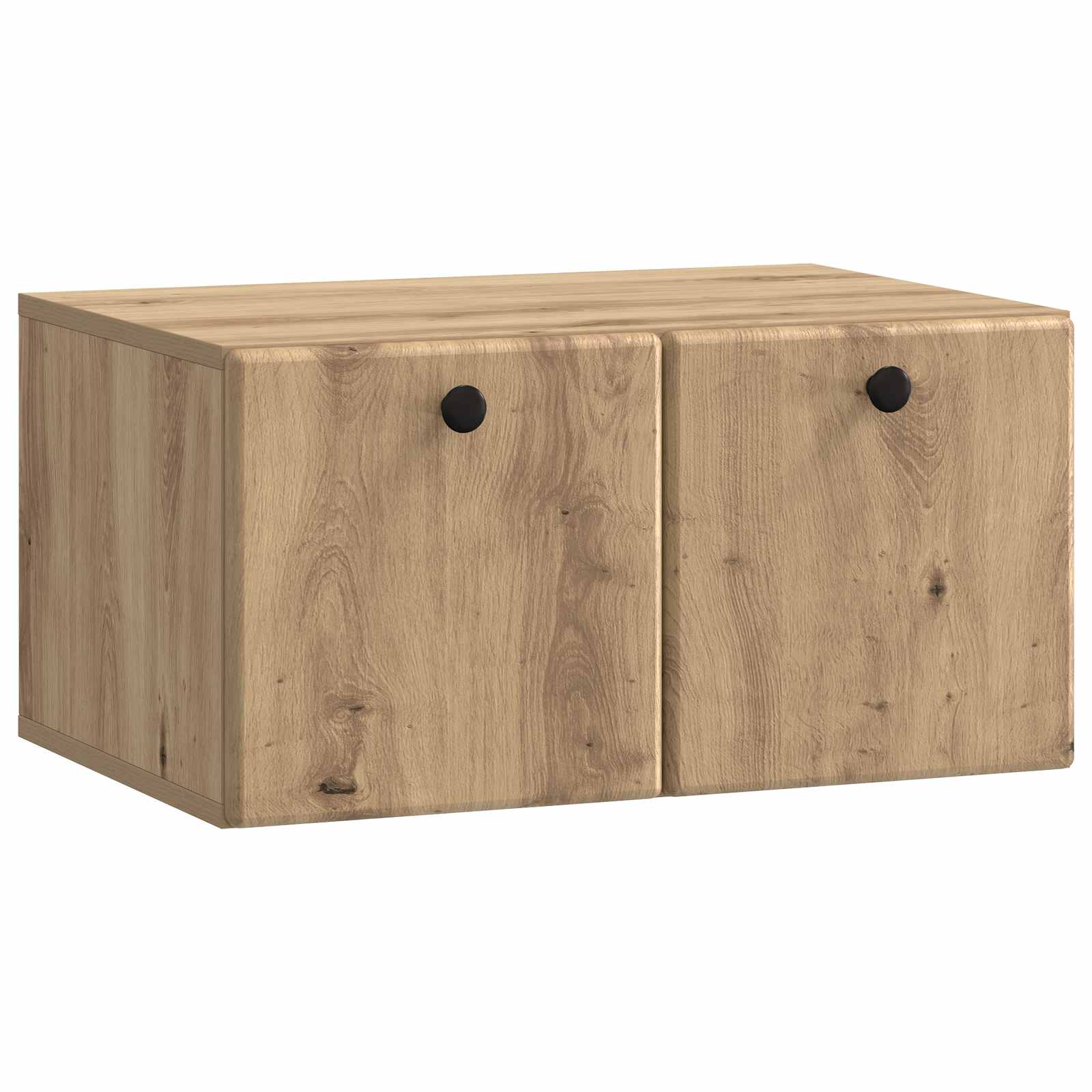 vidaXL Wandbeugel TV-kast Zwart 59,5 x 41 x 30 cm Bewerkt hout