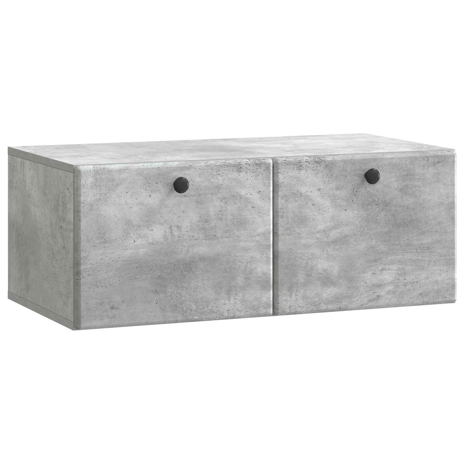 vidaXL Wandbeugel TV-kast Zwart 59,5 x 41 x 30 cm Bewerkt hout