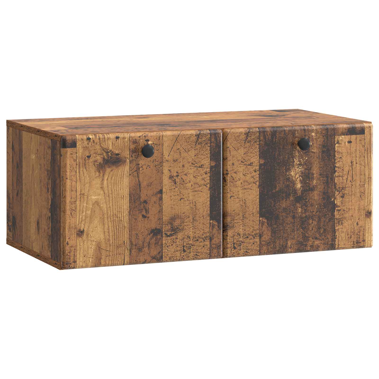 vidaXL Wandbeugel TV-kast Zwart 59,5 x 41 x 30 cm Bewerkt hout