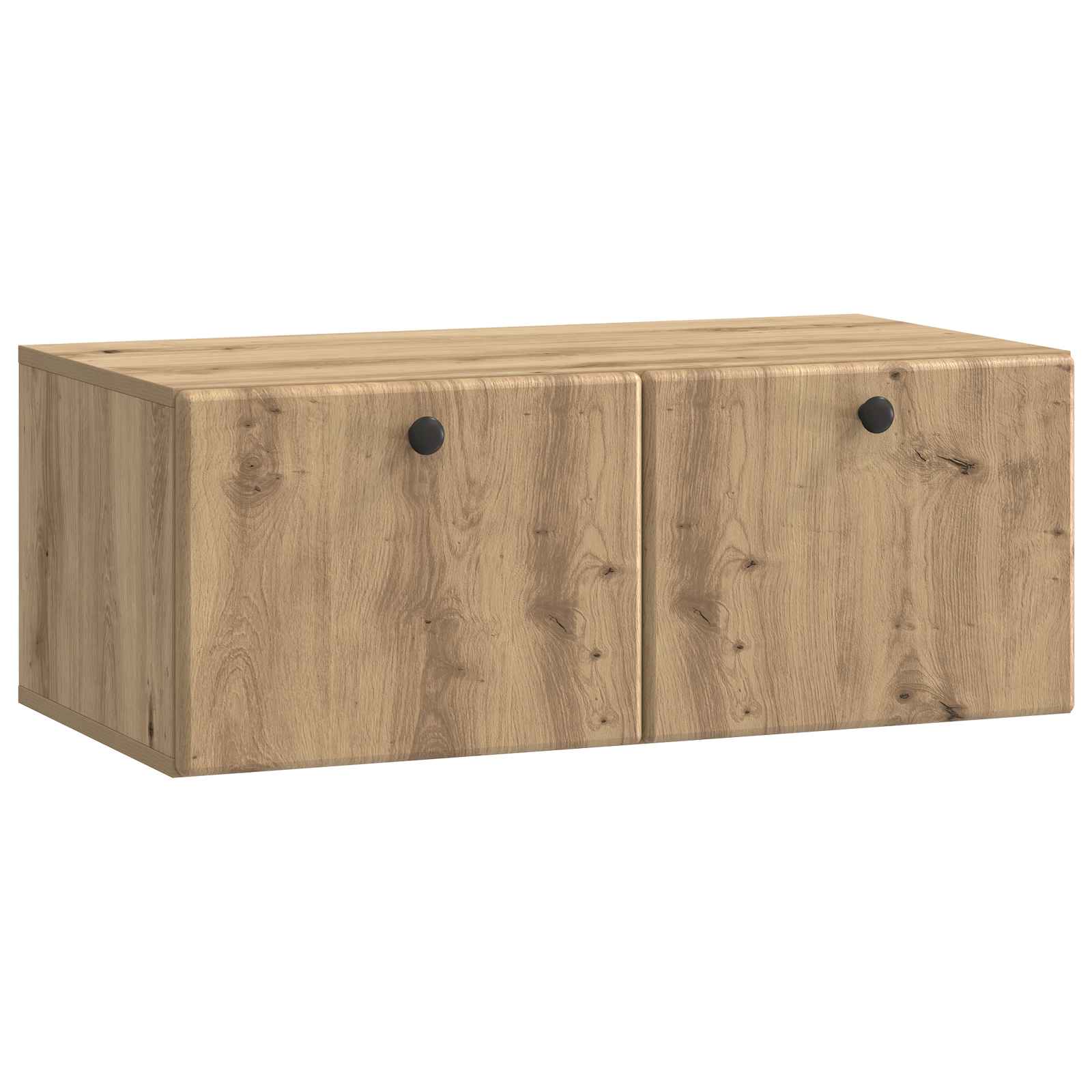 vidaXL Wandbeugel TV-kast Zwart 59,5 x 41 x 30 cm Bewerkt hout