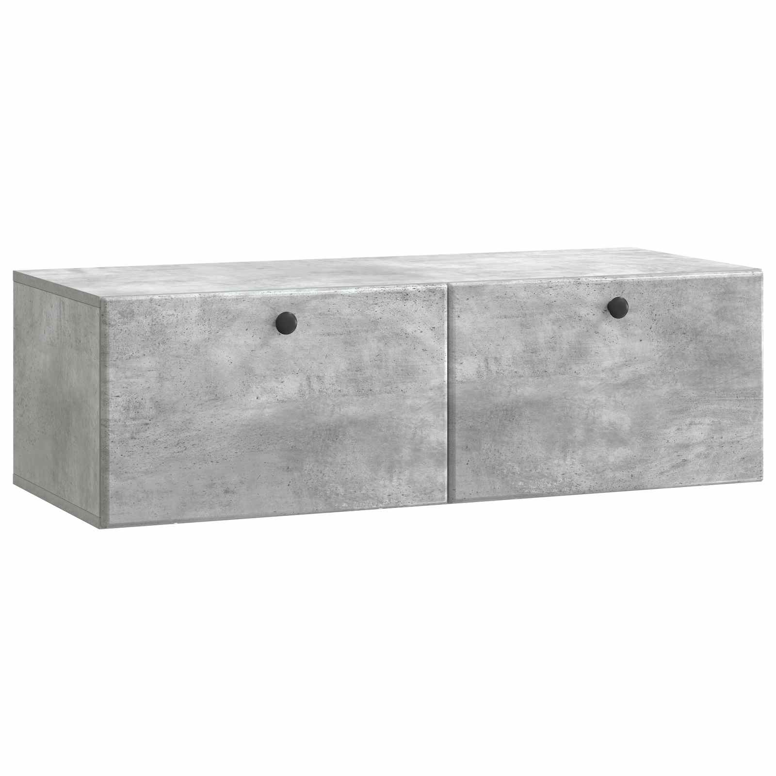 vidaXL Wandbeugel TV-kast Zwart 59,5 x 41 x 30 cm Bewerkt hout
