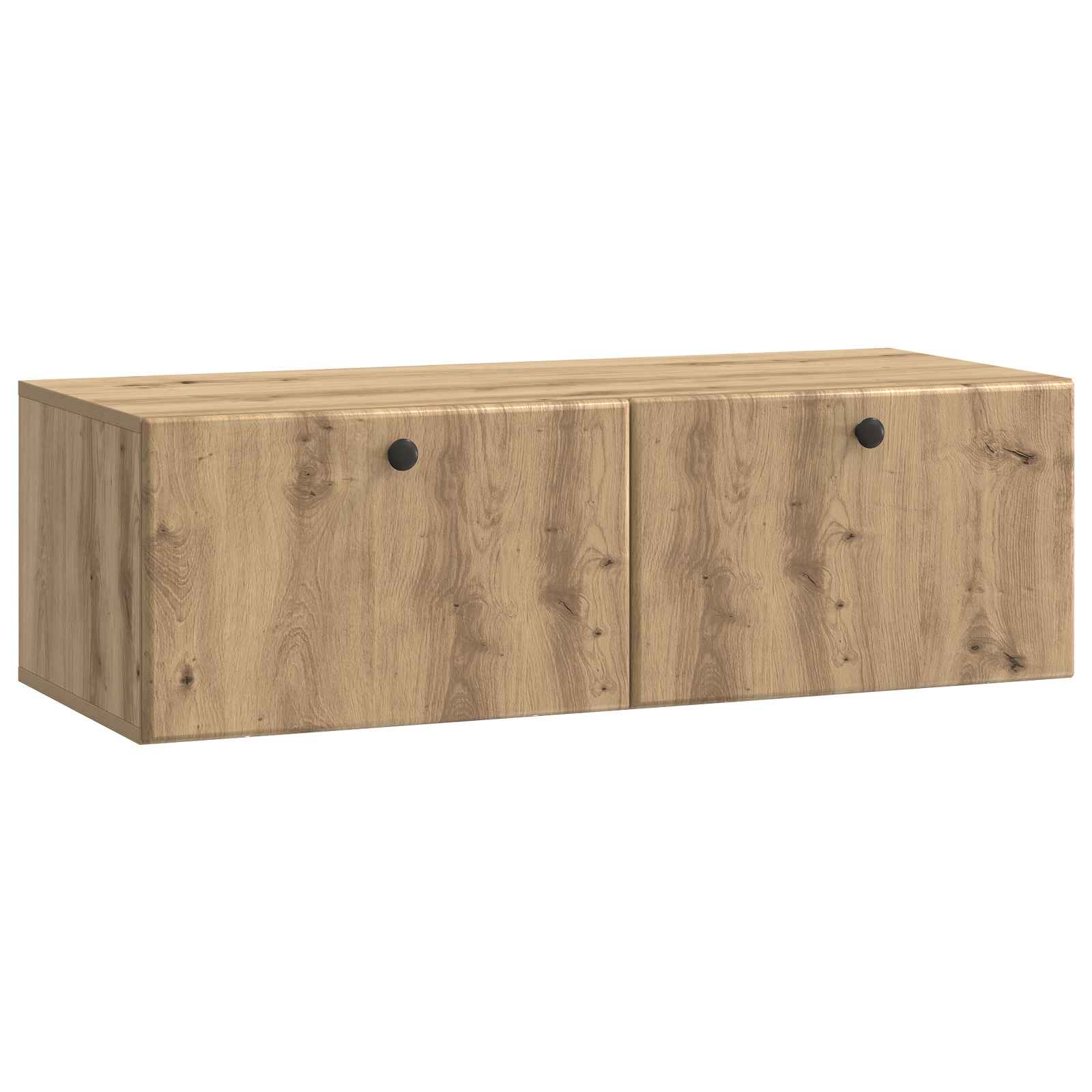vidaXL Wandbeugel TV-kast Zwart 59,5 x 41 x 30 cm Bewerkt hout