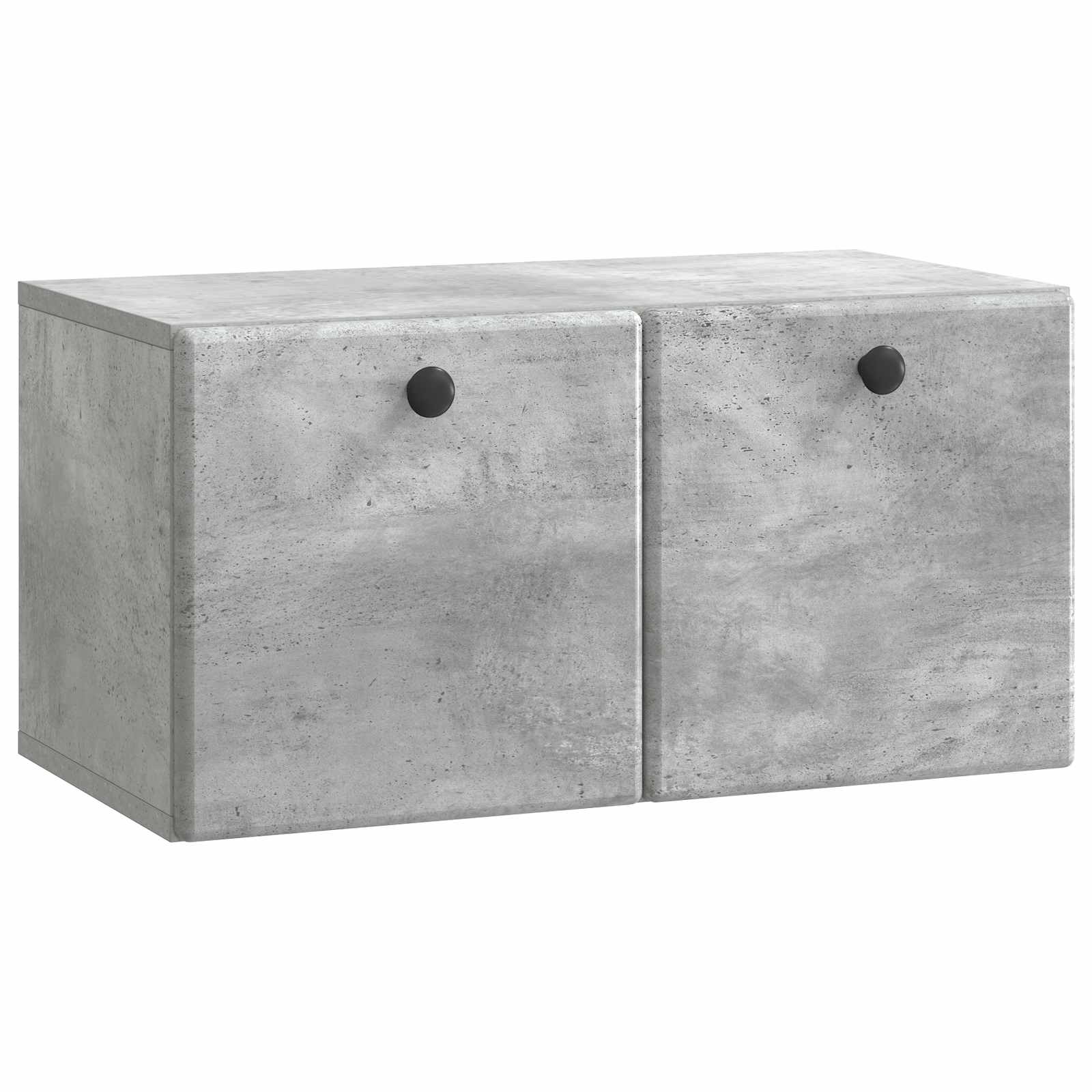 vidaXL Wandbeugel TV-kast Zwart 59,5 x 41 x 30 cm Bewerkt hout