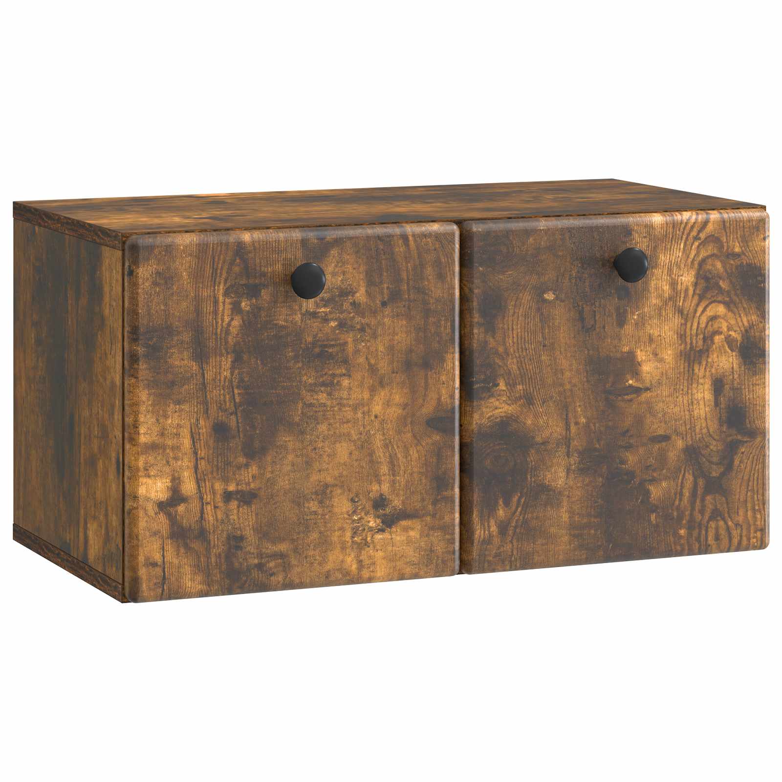 vidaXL Wandbeugel TV-kast Zwart 59,5 x 41 x 30 cm Bewerkt hout