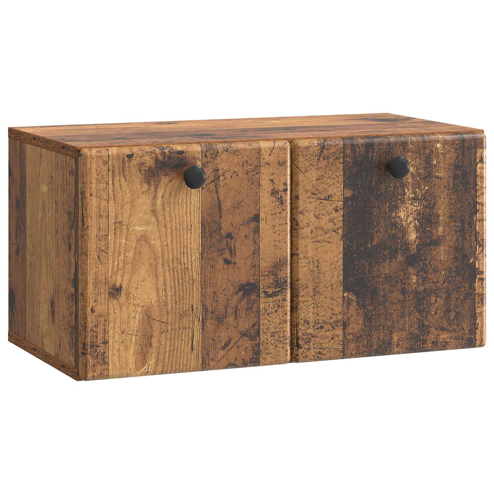 vidaXL Wandbeugel TV-kast Zwart 59,5 x 41 x 30 cm Bewerkt hout