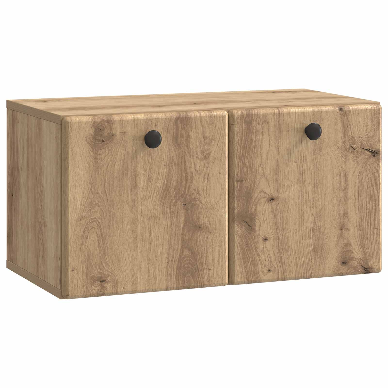 vidaXL Wandbeugel TV-kast Zwart 59,5 x 41 x 30 cm Bewerkt hout