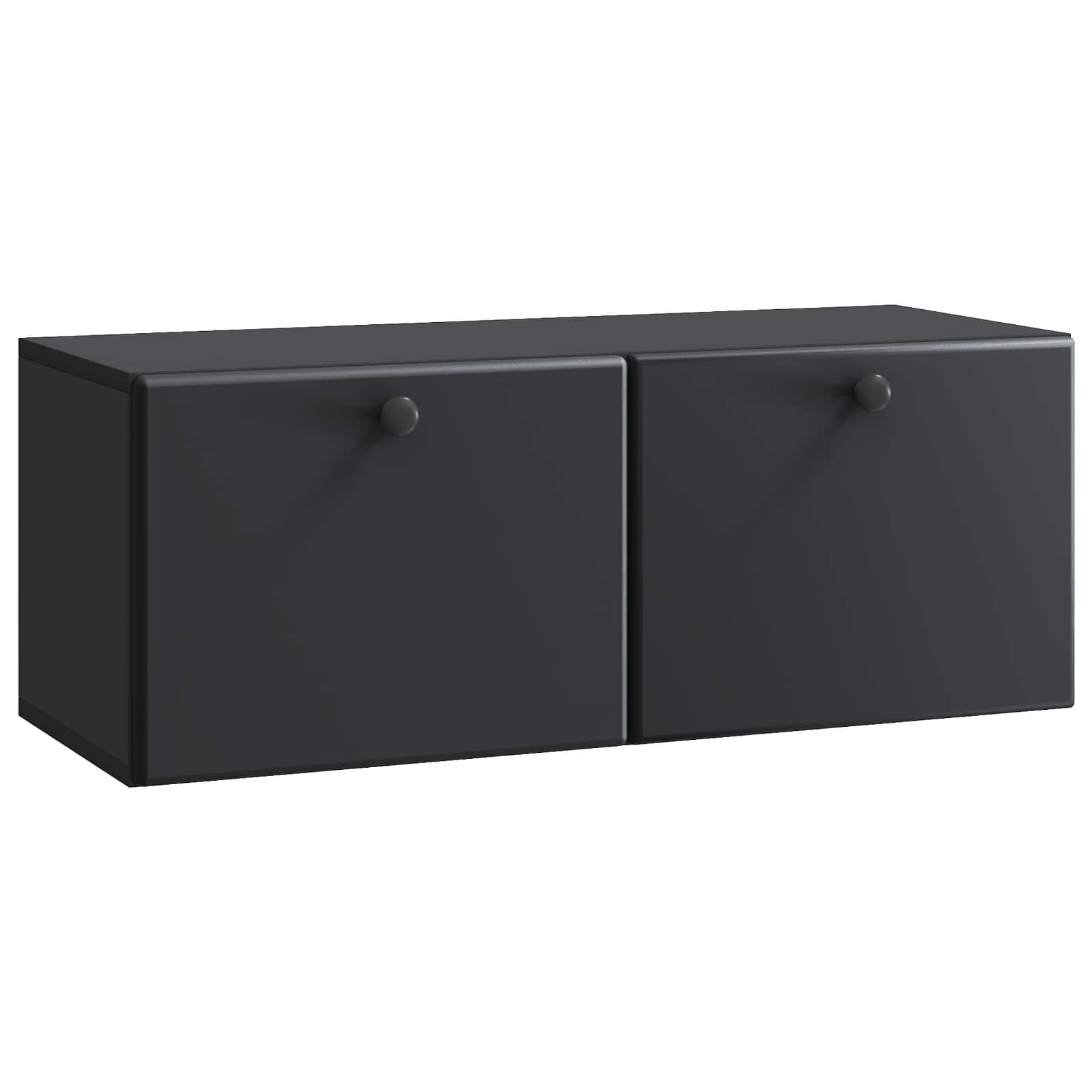 vidaXL Wandbeugel TV-kast Zwart 59,5 x 41 x 30 cm Bewerkt hout