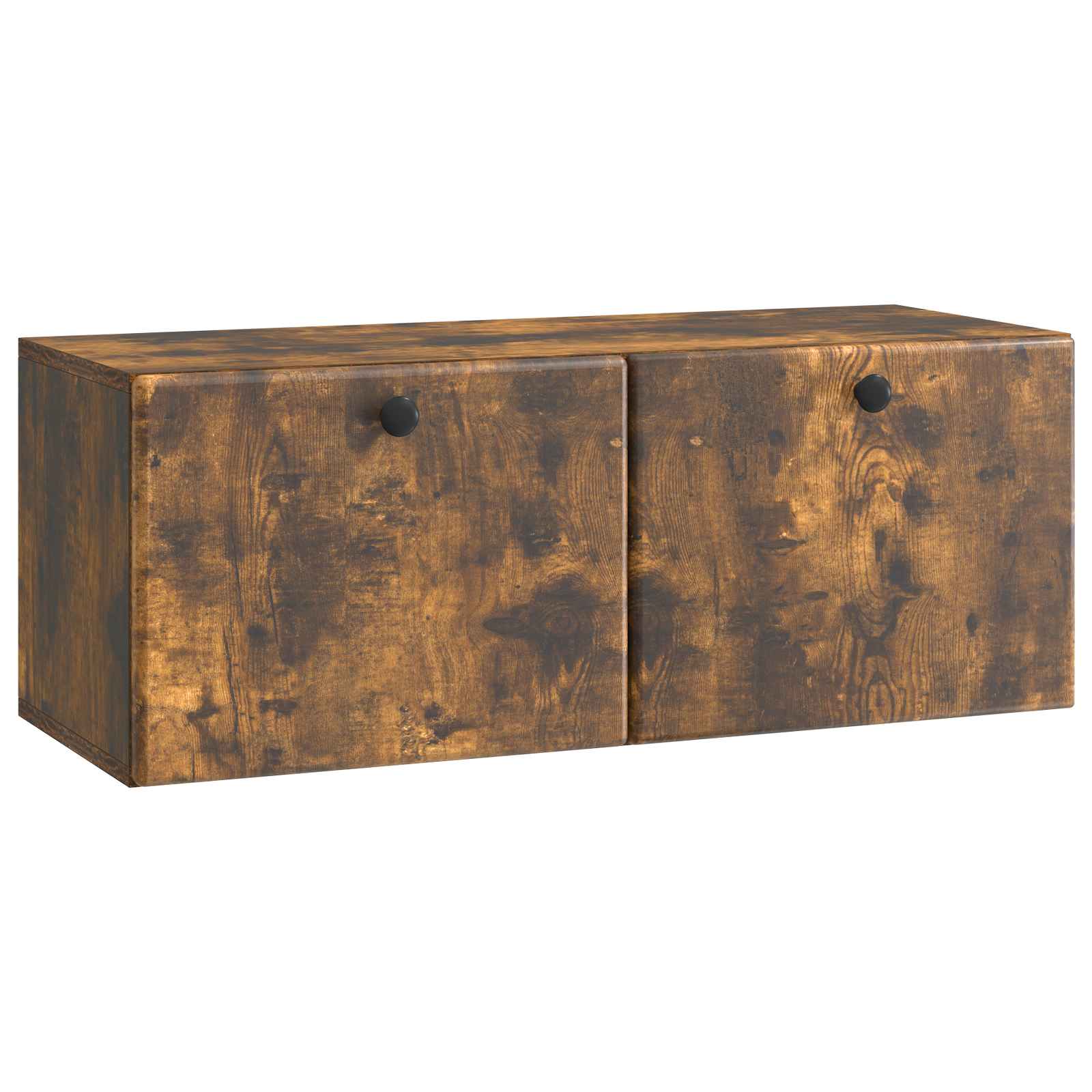 vidaXL Wandbeugel TV-kast Zwart 59,5 x 41 x 30 cm Bewerkt hout