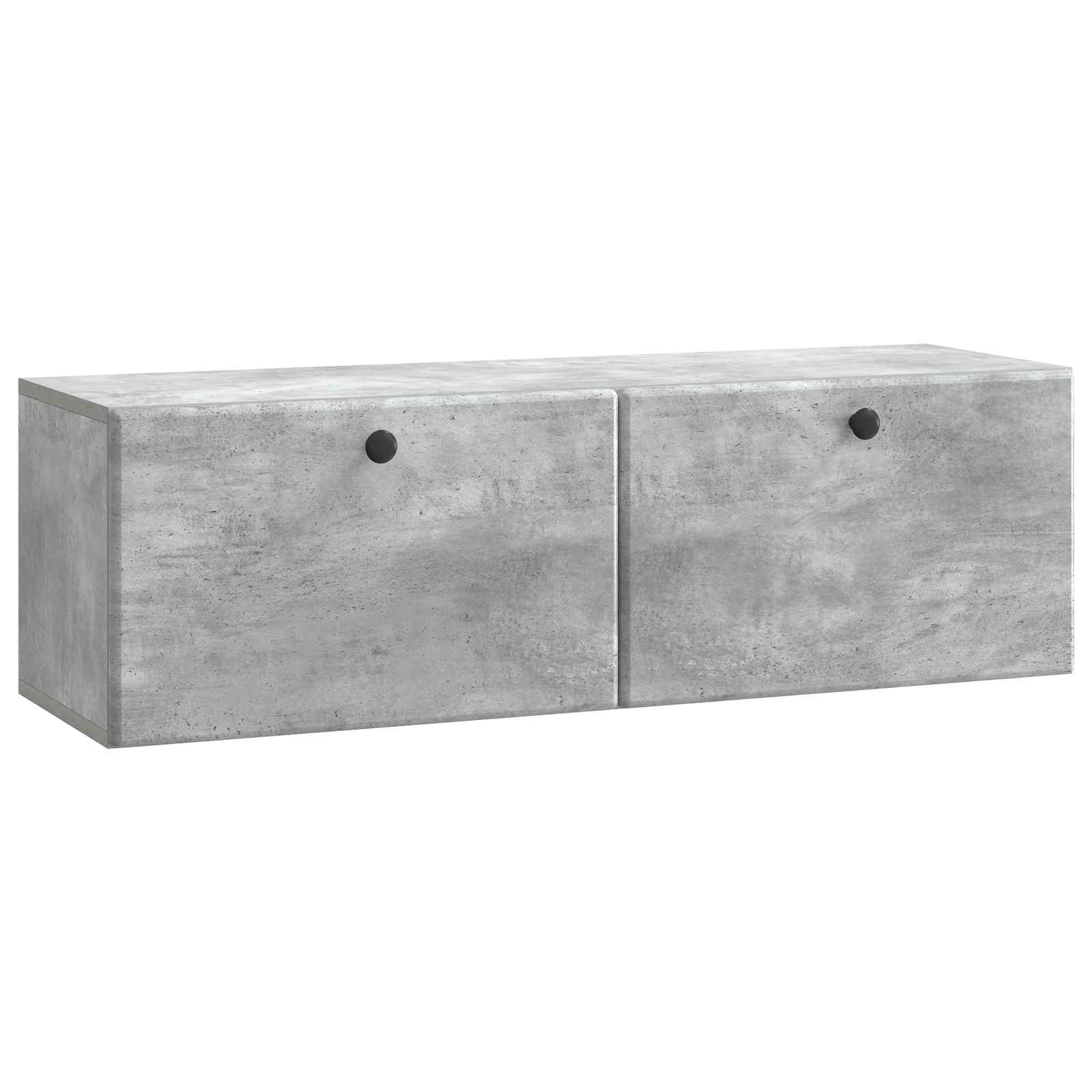 vidaXL Wandbeugel TV-kast Zwart 59,5 x 41 x 30 cm Bewerkt hout