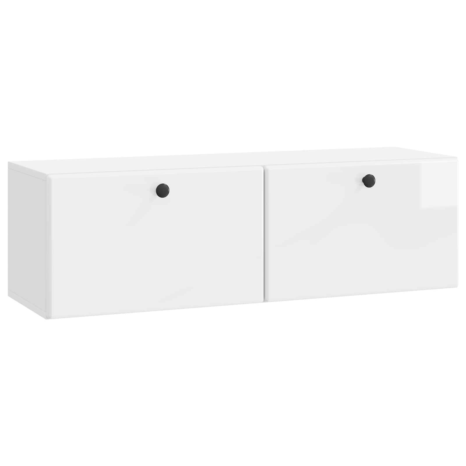 vidaXL Wandbeugel TV-kast Zwart 59,5 x 41 x 30 cm Bewerkt hout