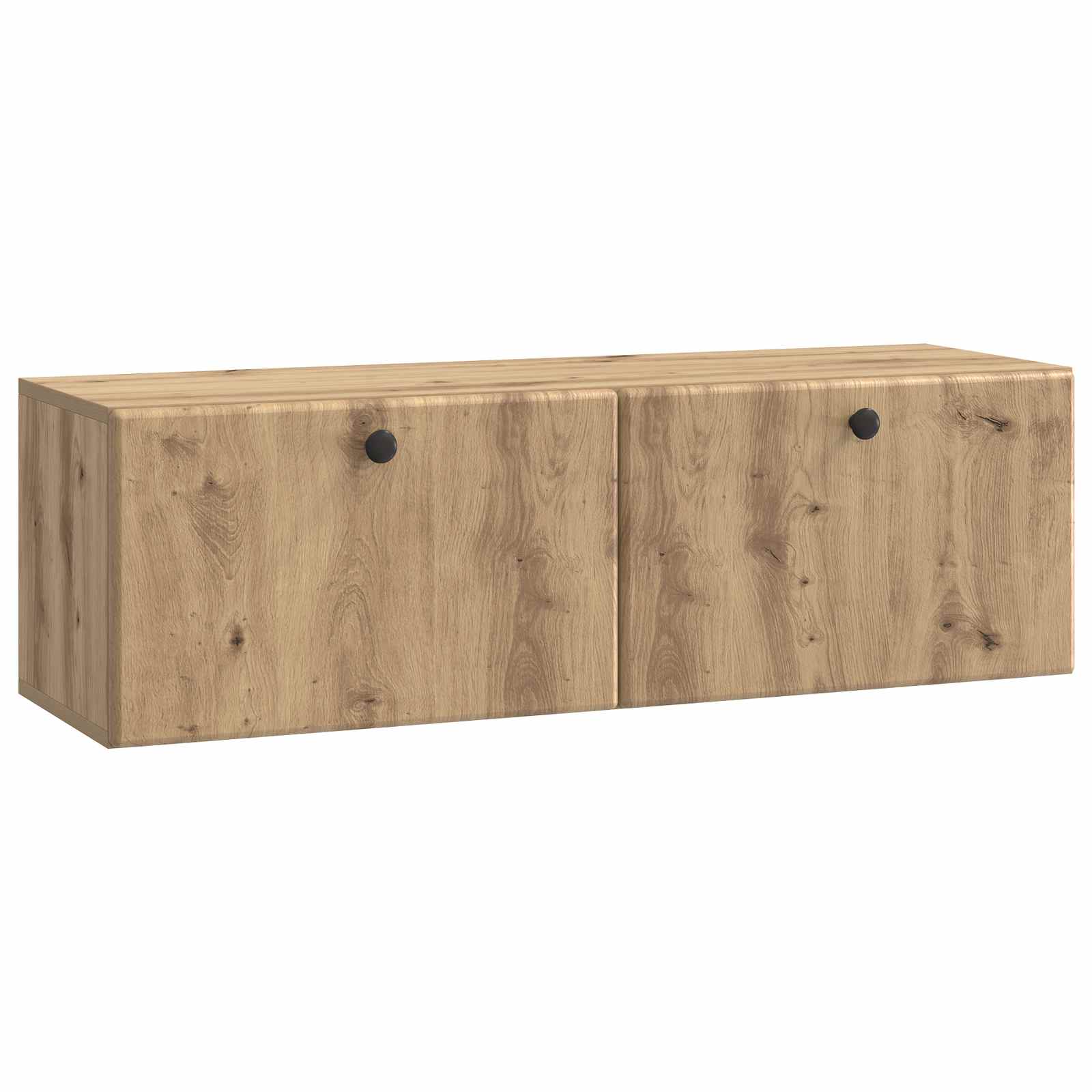 vidaXL Wandbeugel TV-kast Zwart 59,5 x 41 x 30 cm Bewerkt hout