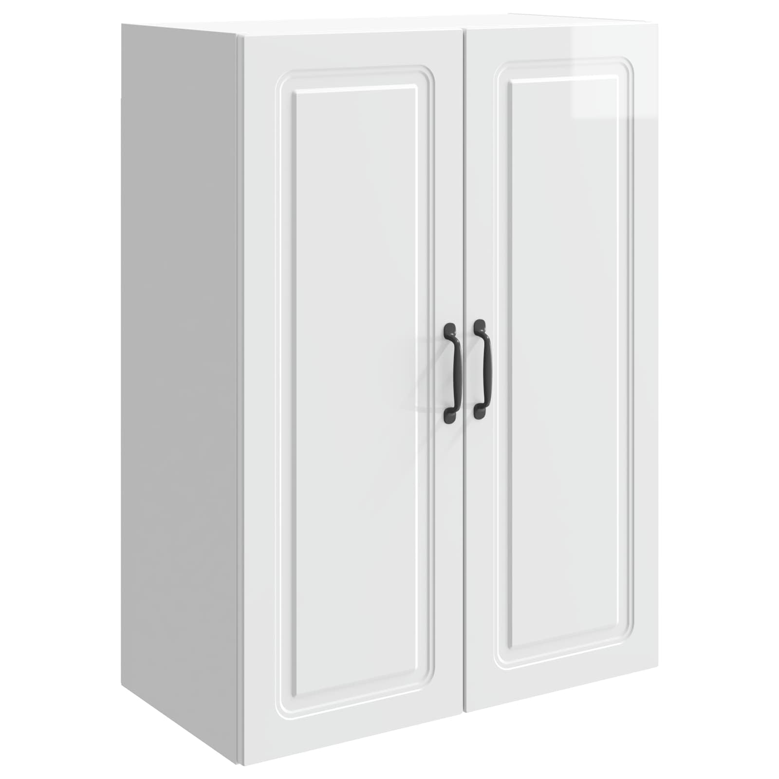 vidaXL Wandkast Wit 66 x 34,5 x 90 cm Bewerkt hout