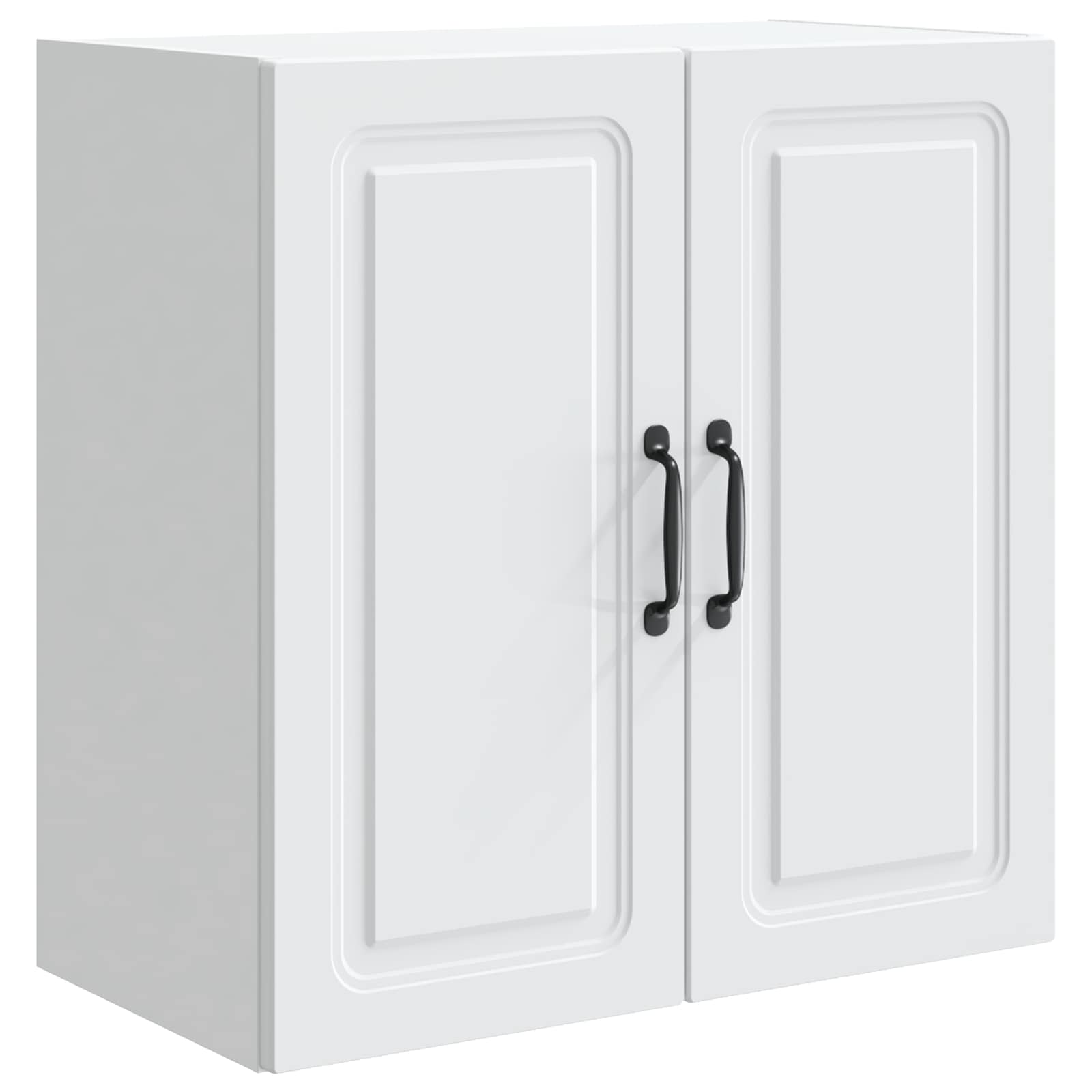 vidaXL Wandkast Wit 66 x 34,5 x 90 cm Bewerkt hout